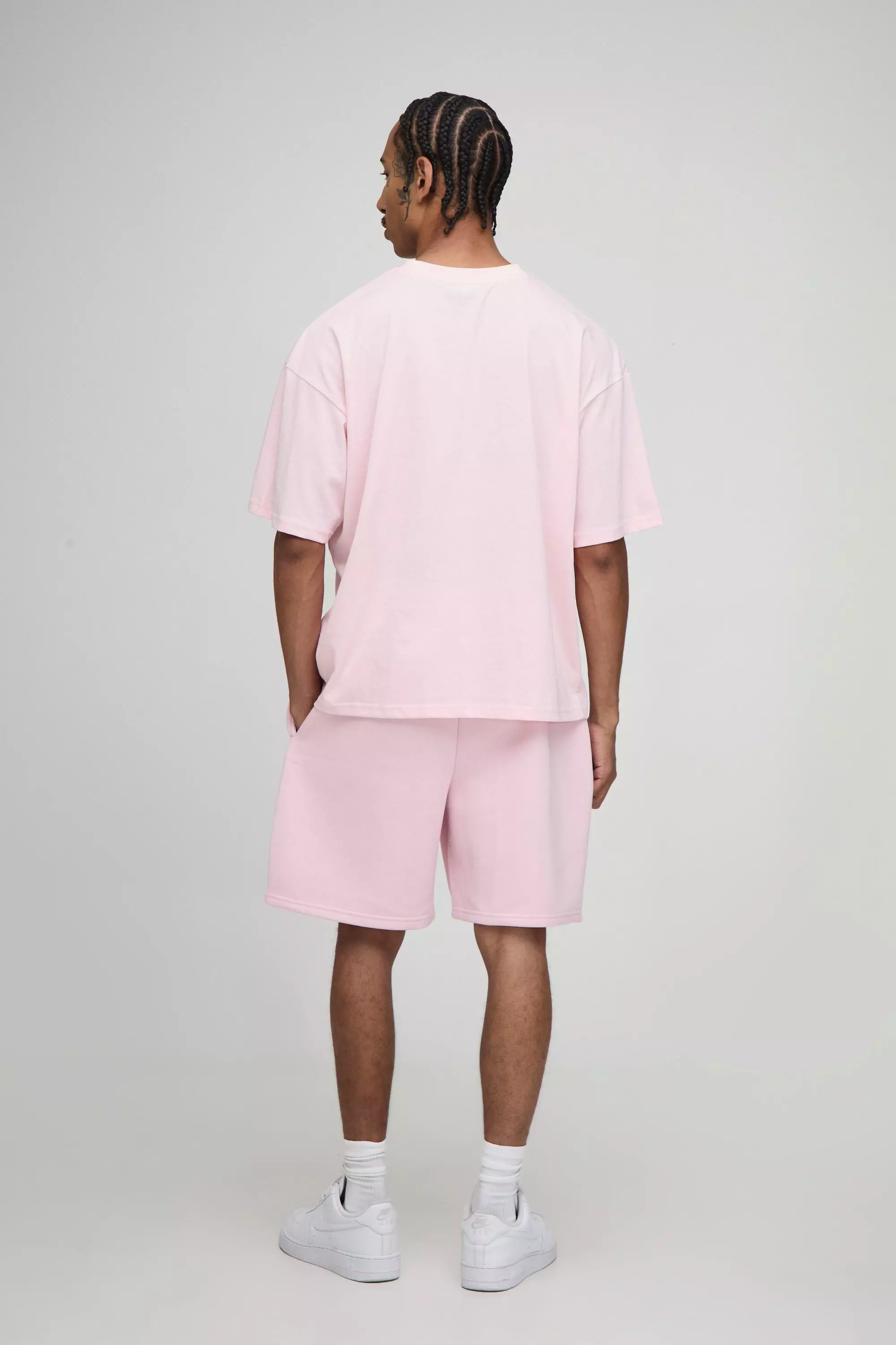 ◆ boohoo ◆ レギュラーパフォーマンス Tシャツ / pink Racquet Club Back Print Oversized T-shirt | boohoo