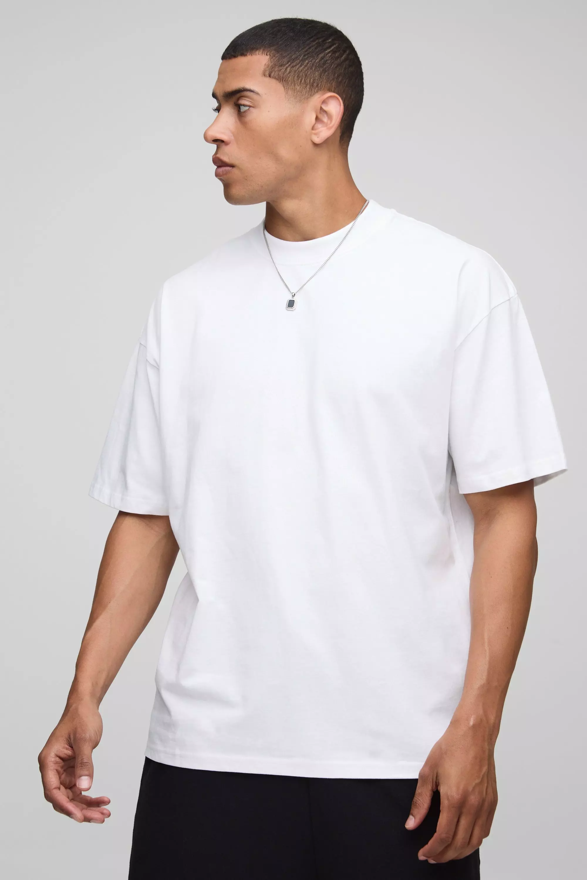 White Oversized Extended Neck Disney Toy Story License Graphic T Shirt | boohooMAN USA