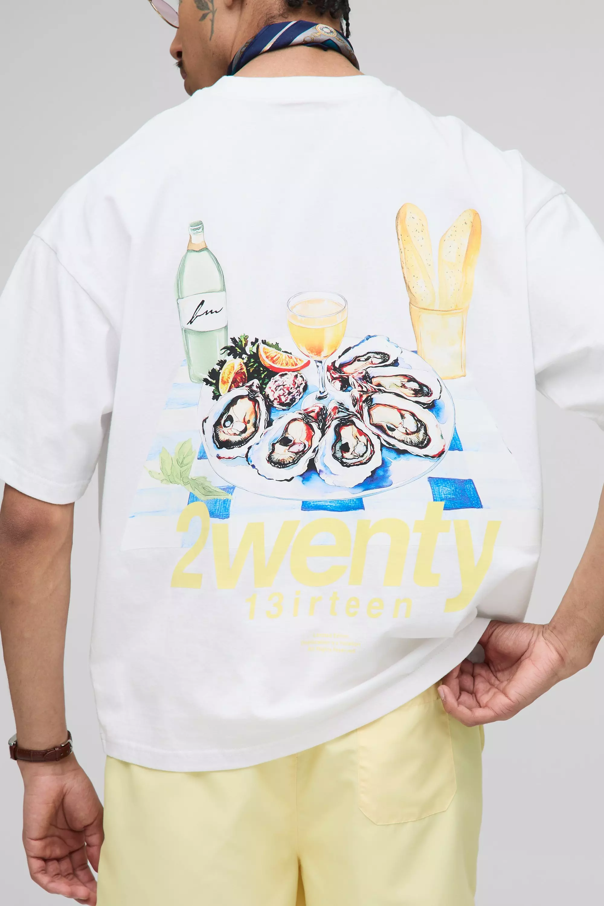Oversized Boxy Back Graphic T-Shirt | boohooMAN USA