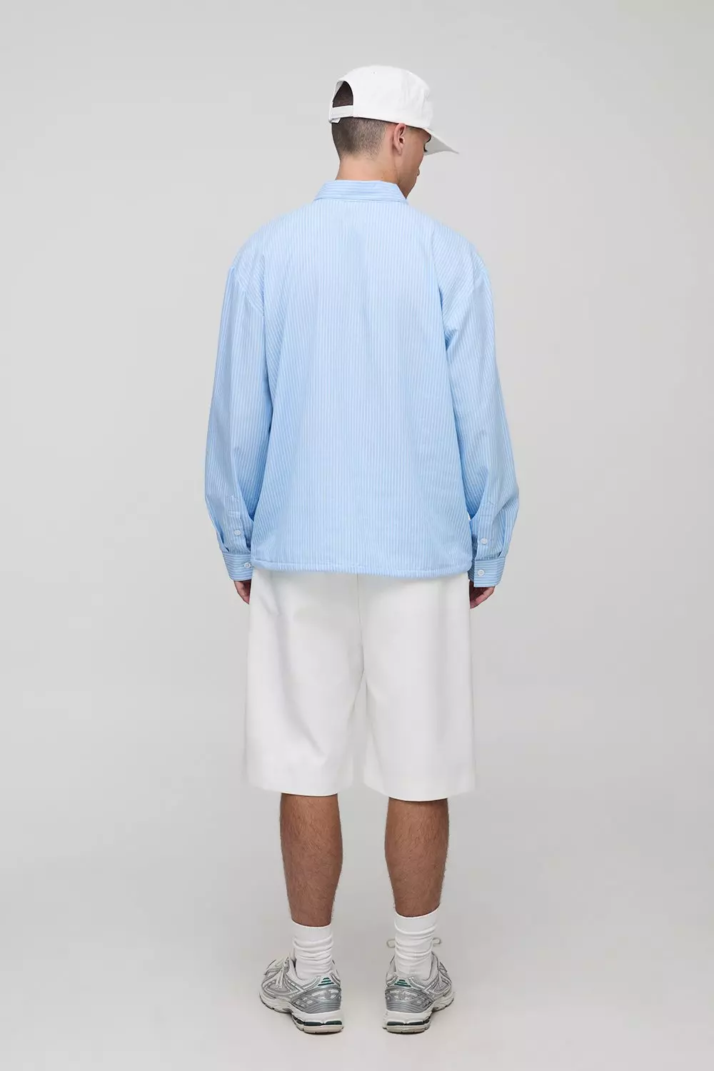 Oversized Long Sleeve Stripe Embroidered Bungee Rugby Shirt | boohooMAN USA