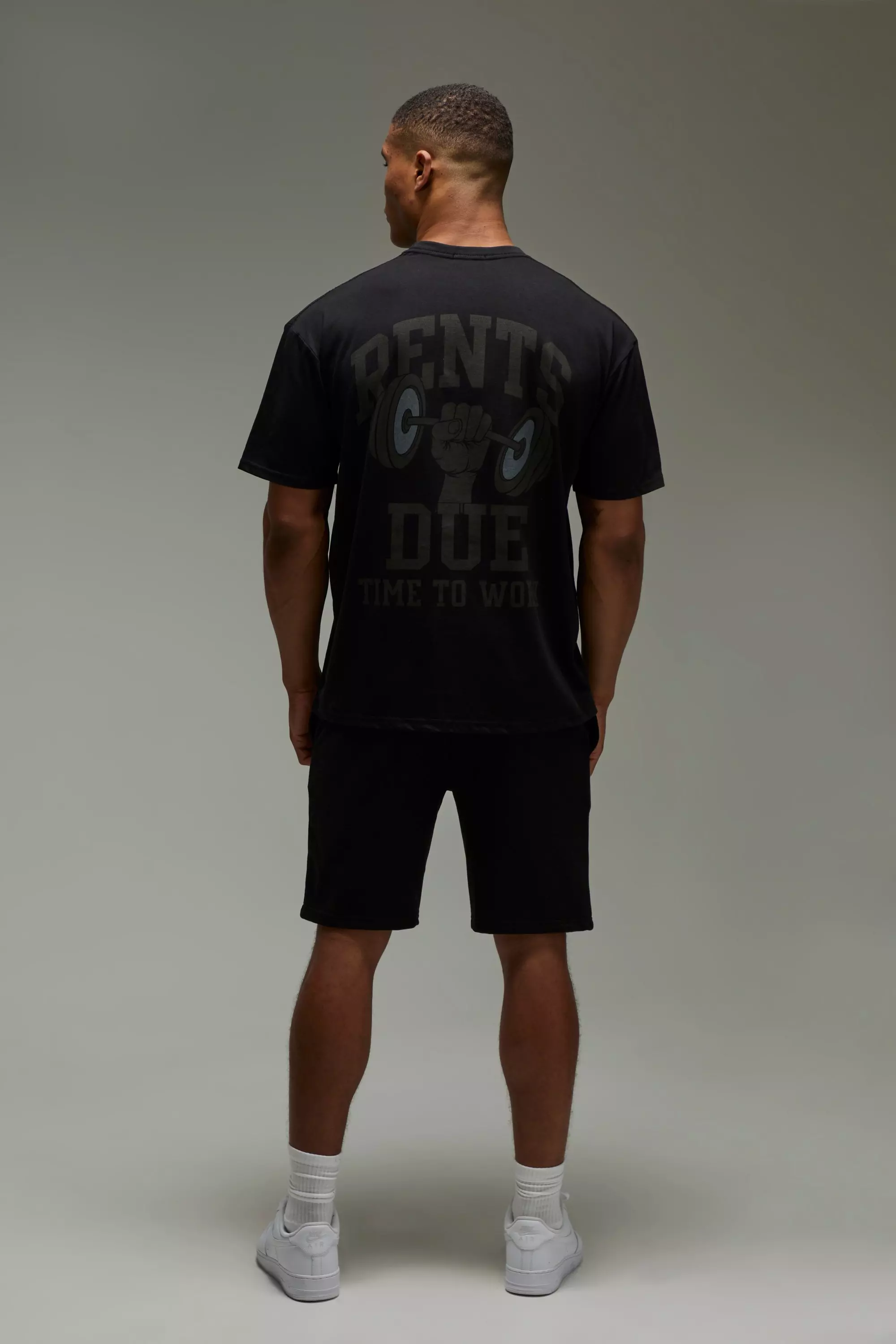 Man Active Rents Due Oversized T-shirt | boohooMAN USA