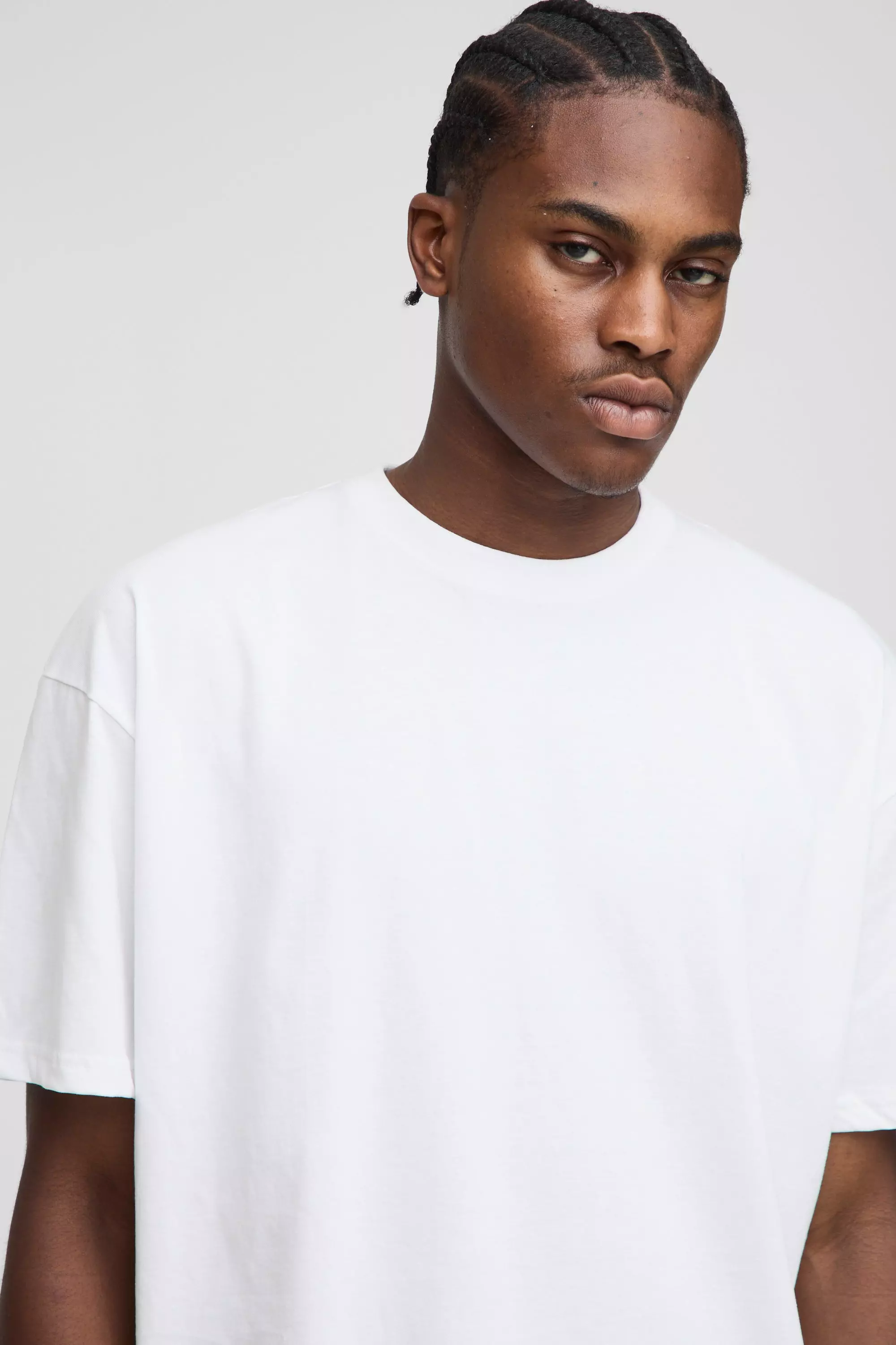 Basic Oversized Crew Neck T-shirt | boohooMAN USA
