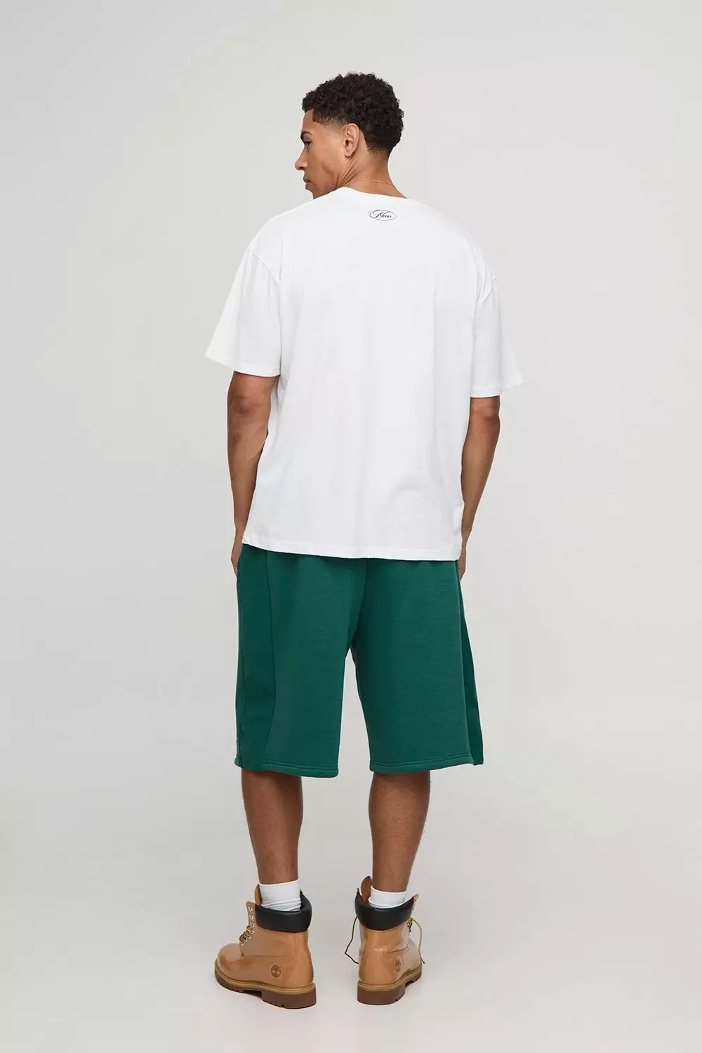 White Oversized Ofcl Man Carnival T-Shirt | boohooMAN
