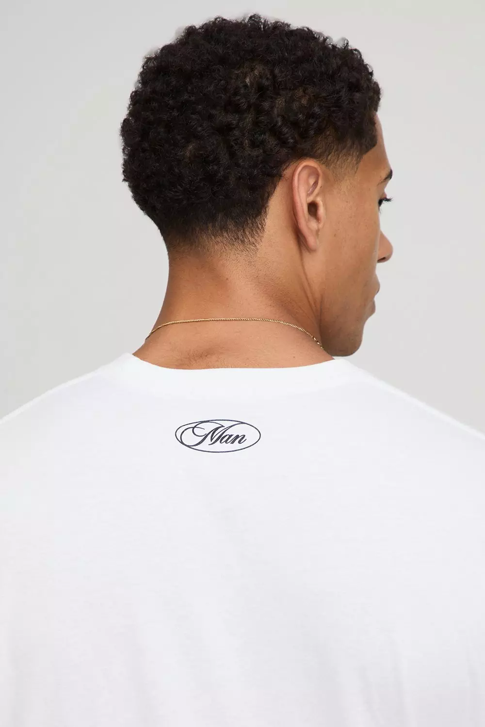 White Oversized Ofcl Man Carnival T-Shirt | boohooMAN