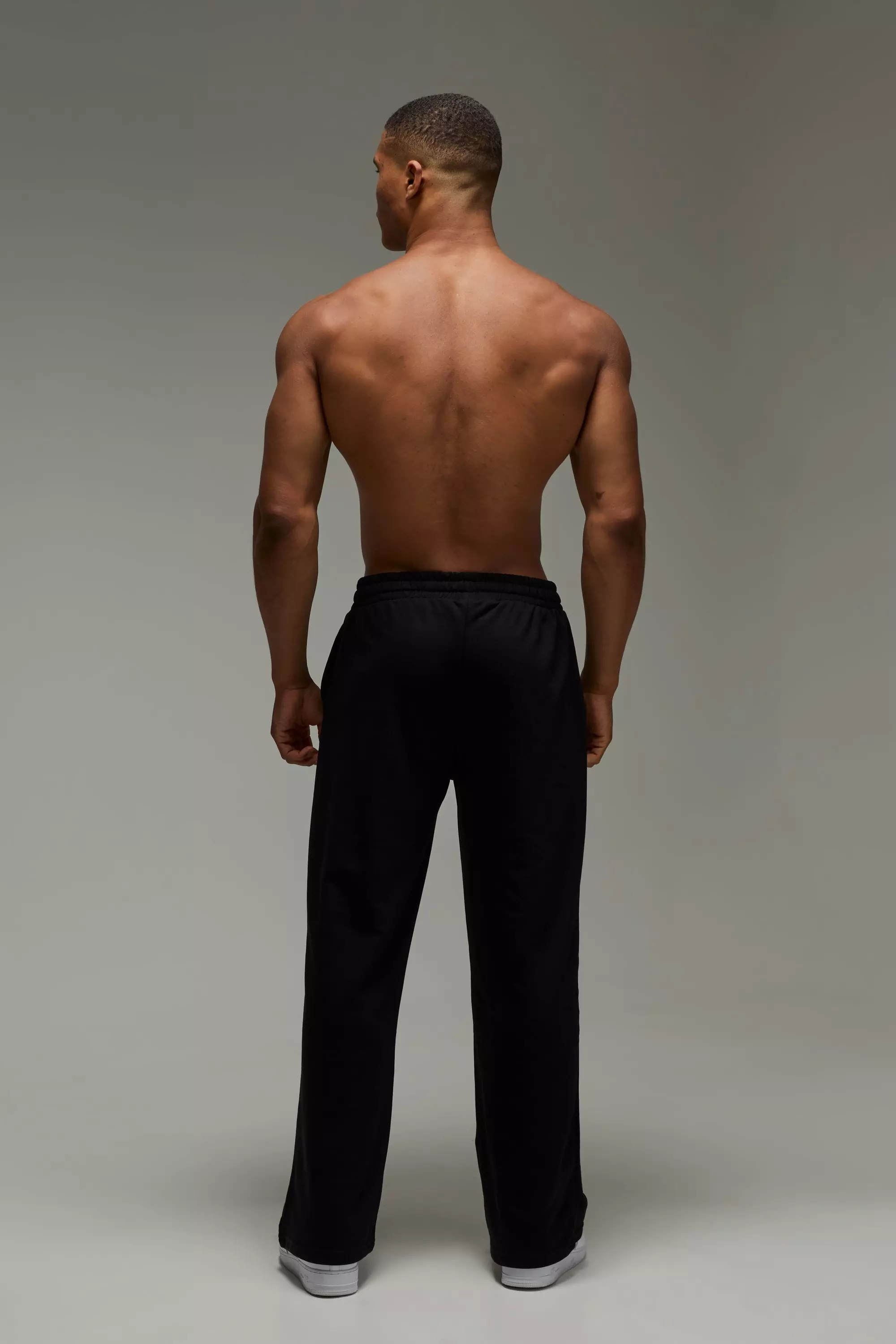 Training Dept Wide Leg Loopback Jogger | boohooMAN USA