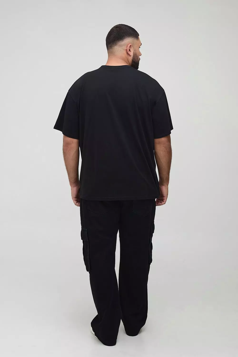 Plus Oversized Rhinestone Mask Print T-Shirt | boohooMAN USA