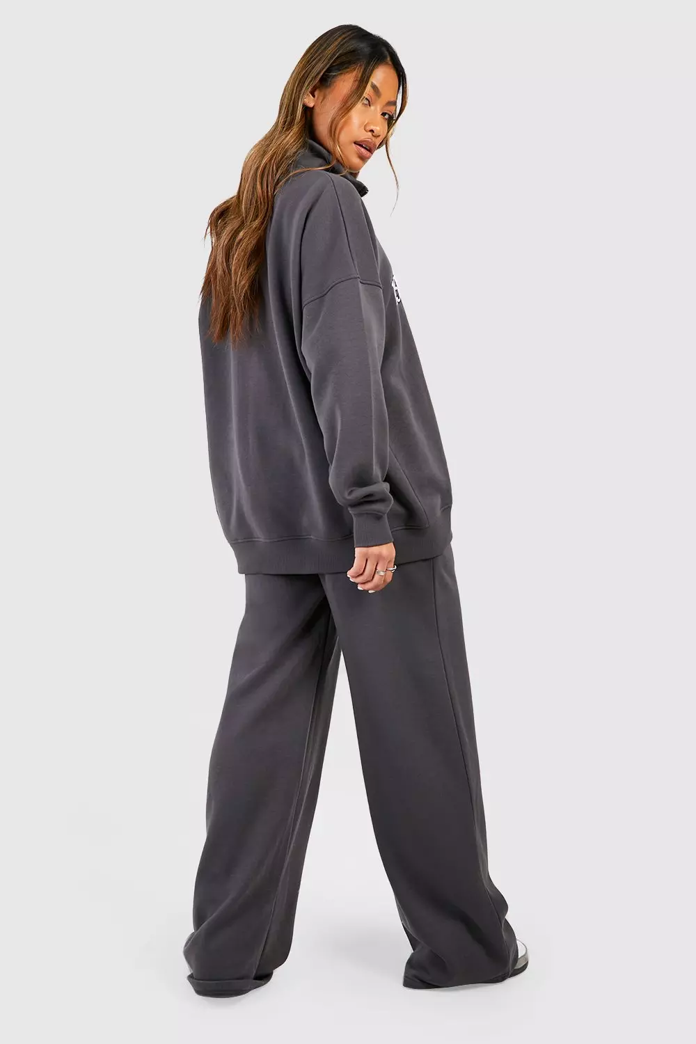 Charcoal DSGN Studio Applique Straight Leg Jogger alternative image
