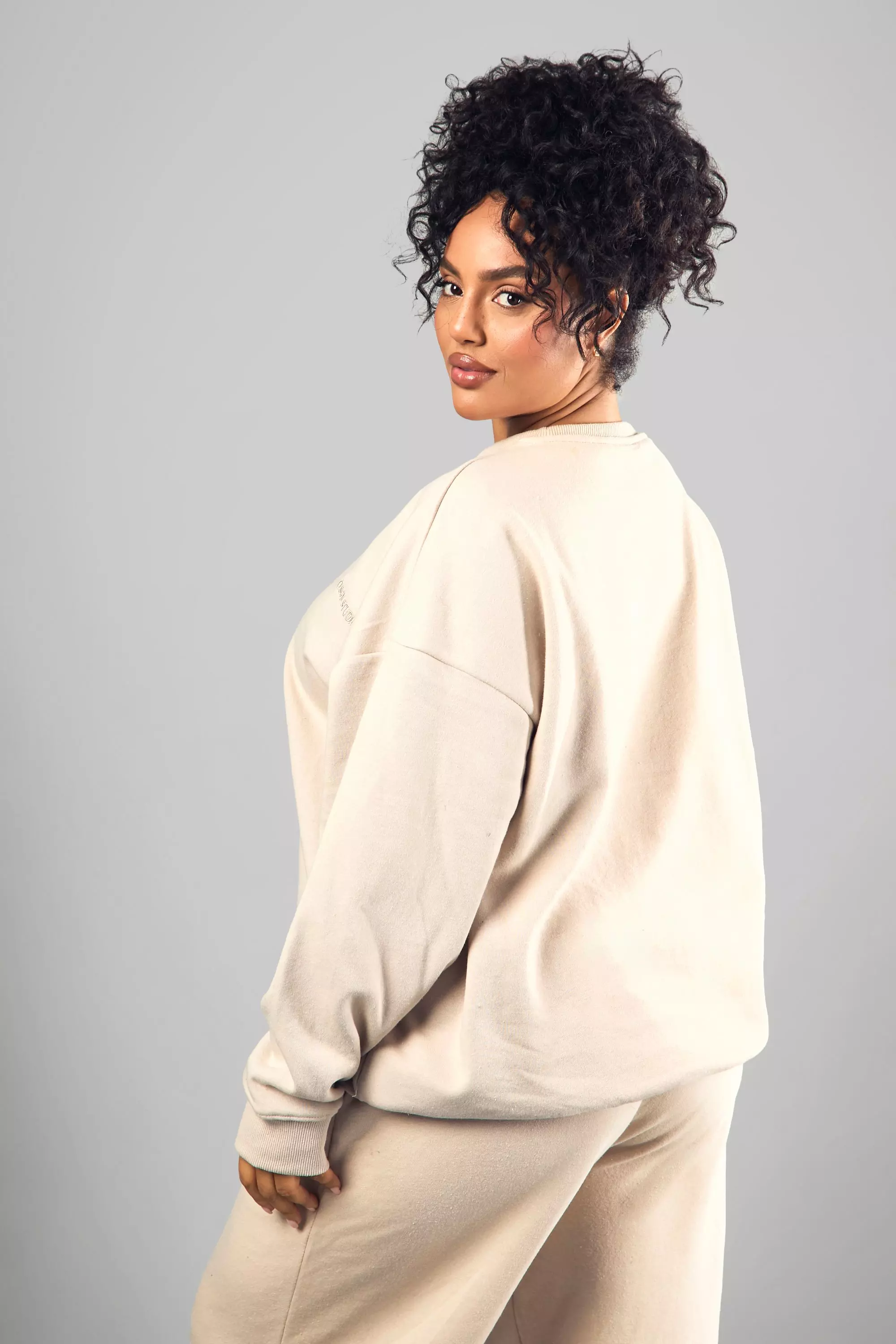 Stone Plus DSGN Studio Embroidered Oversized Sweatshirt alternative image