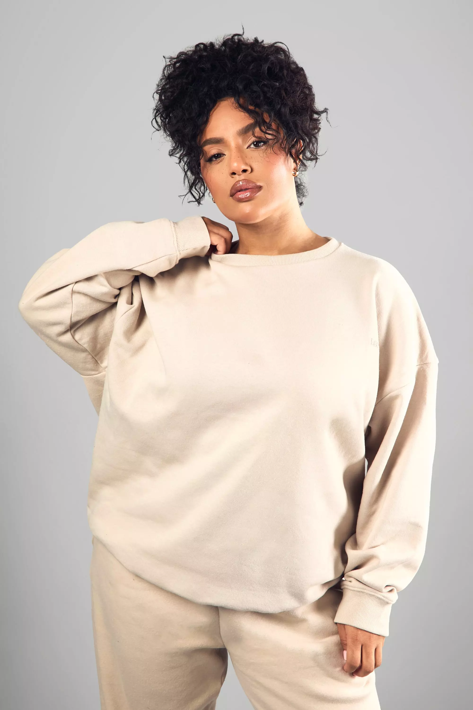 Stone Plus DSGN Studio Embroidered Oversized Sweatshirt alternative image