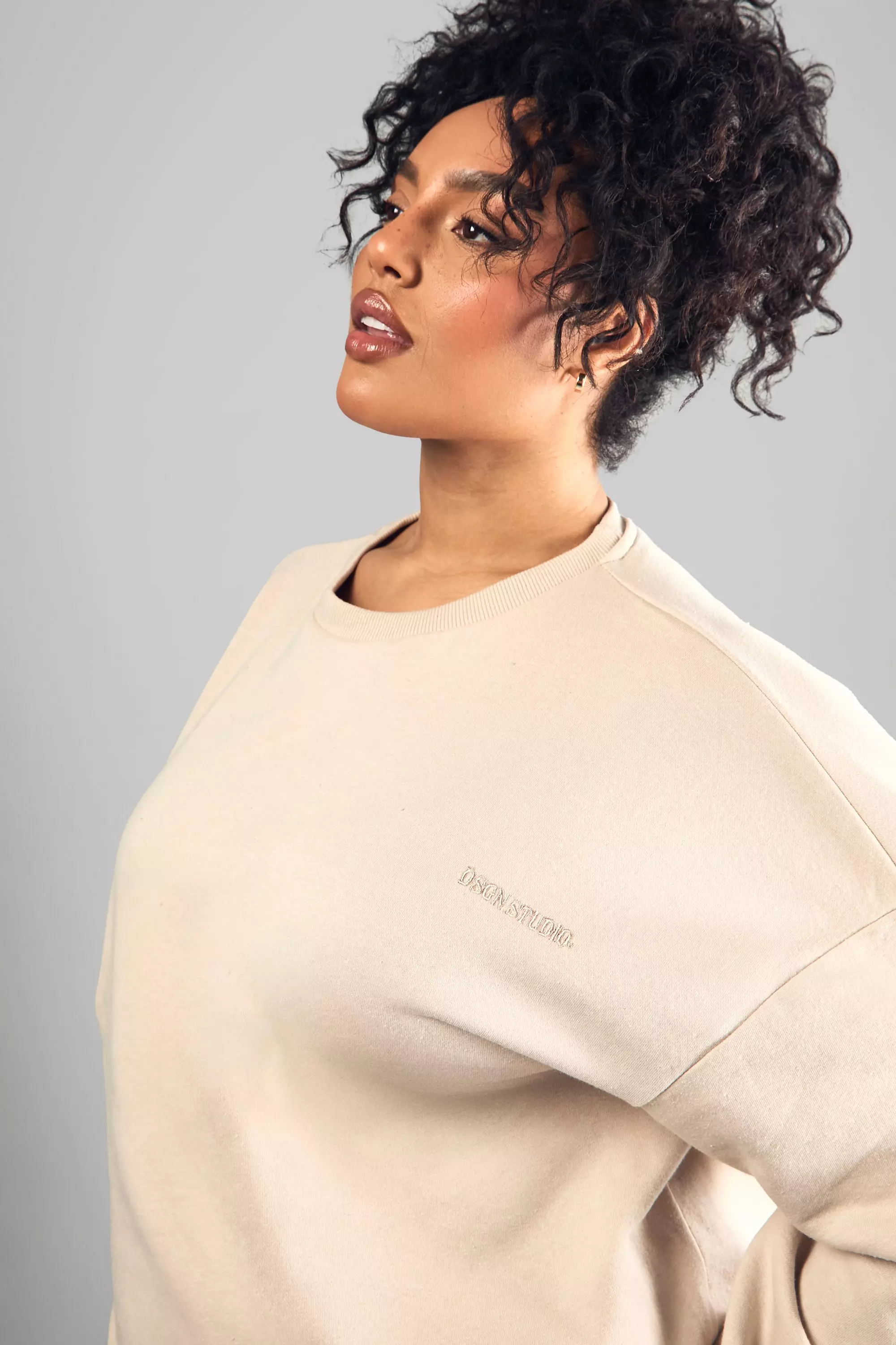 Stone Plus DSGN Studio Embroidered Oversized Sweatshirt alternative image