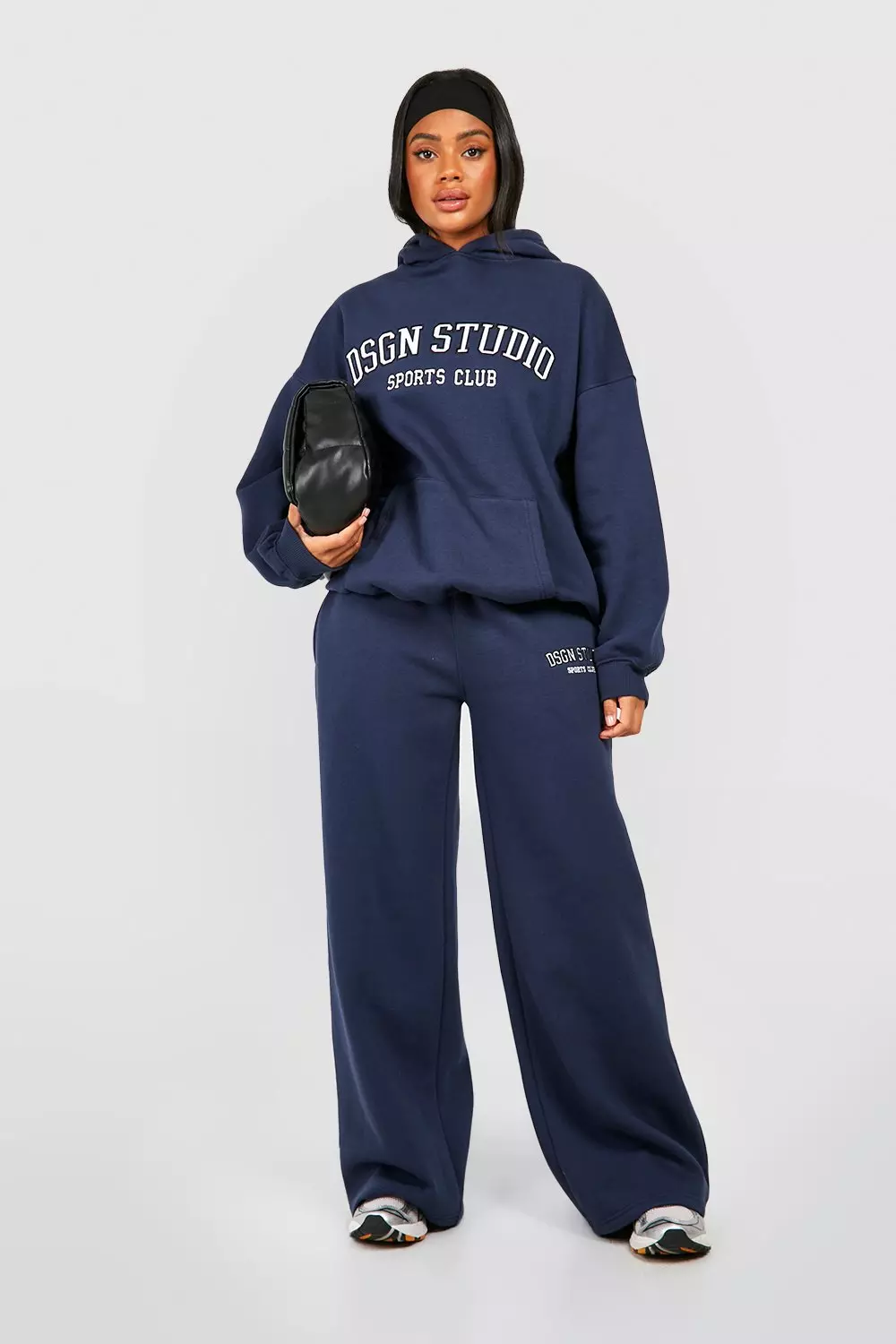 Navy DSGN Studio Applique Straight Leg Jogger alternative image