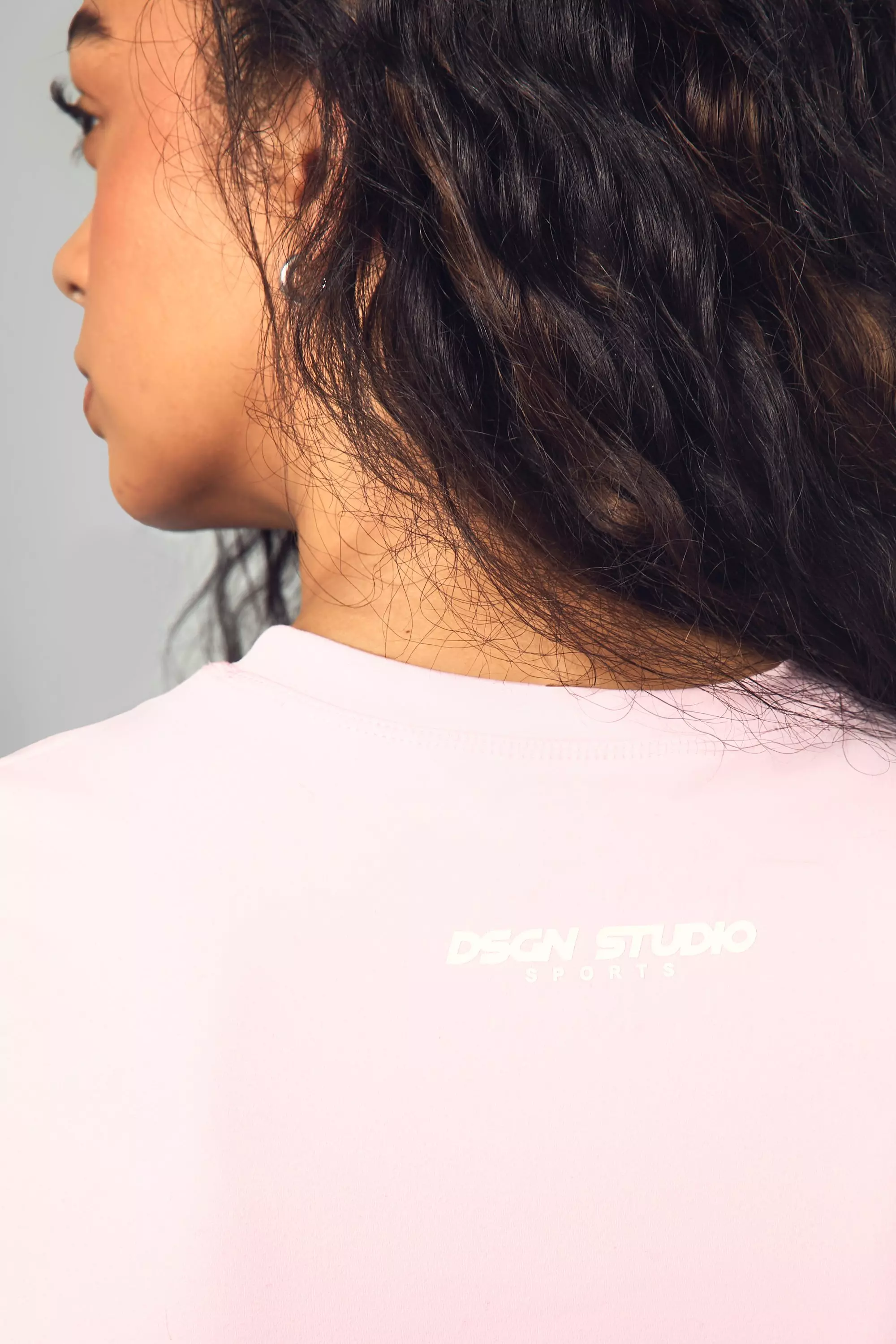Baby pink DSGN Studio Supersoft Sculpt Short Sleeve Top alternative image