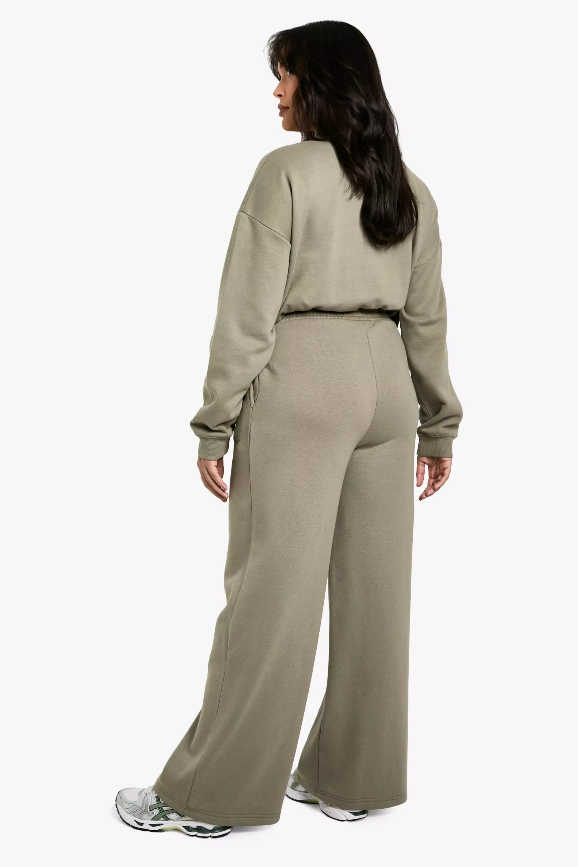 Khaki Plus DSGN Studio Embroidered Straight Leg Jogger alternative image