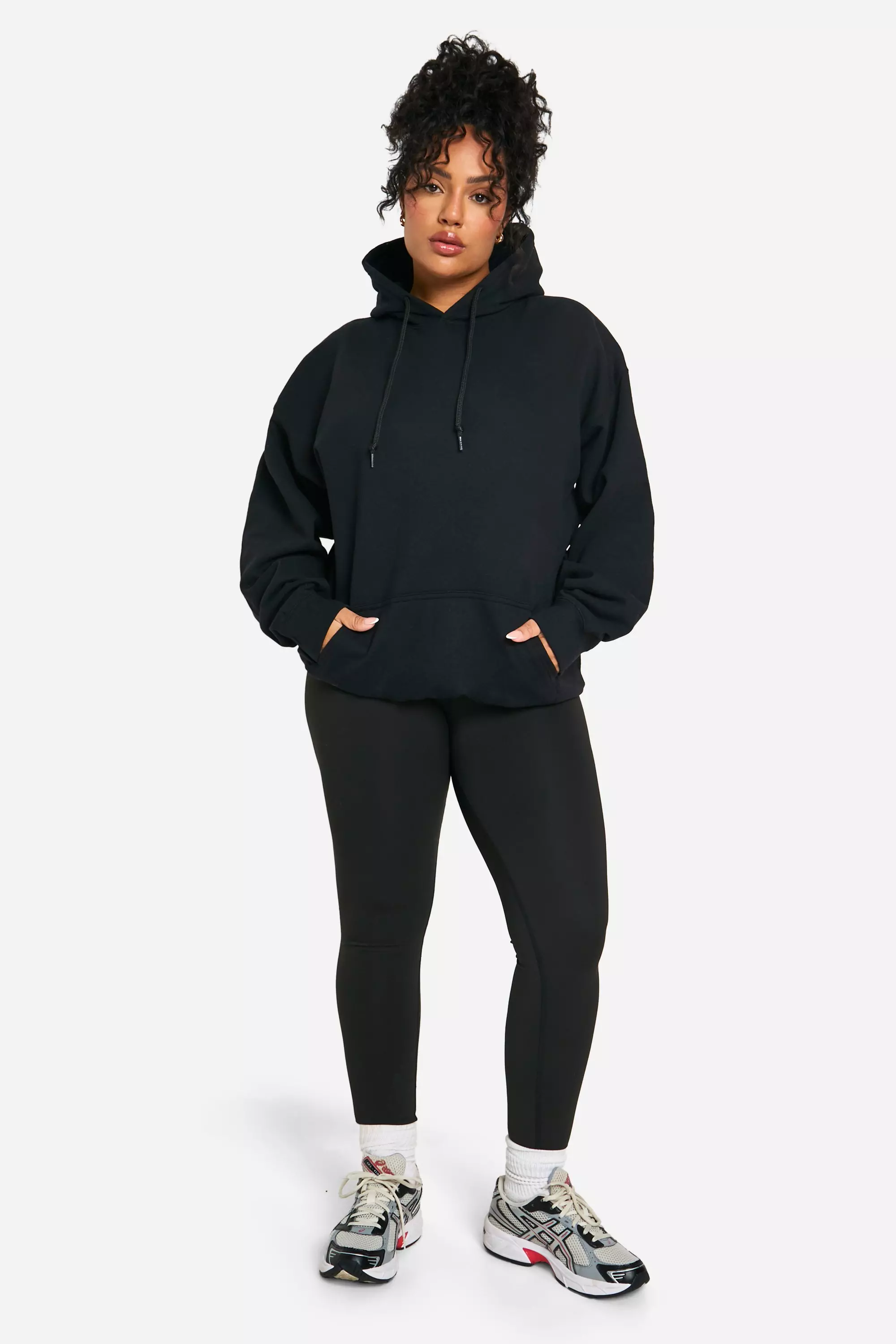 Black Plus DSGN Cherry Oversized Hoodie alternative image