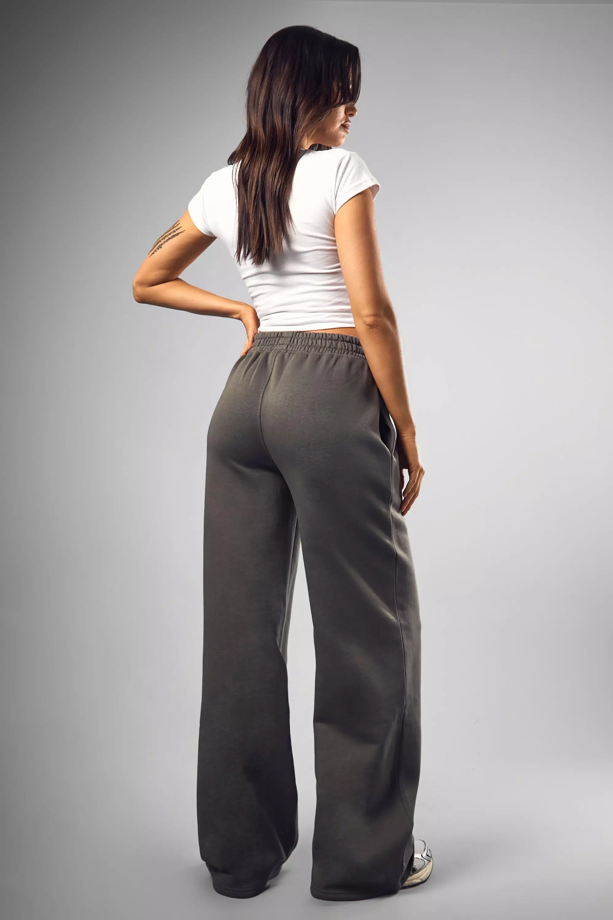 Khaki Tall DSGN Studio Applique Straight Leg Jogger alternative image