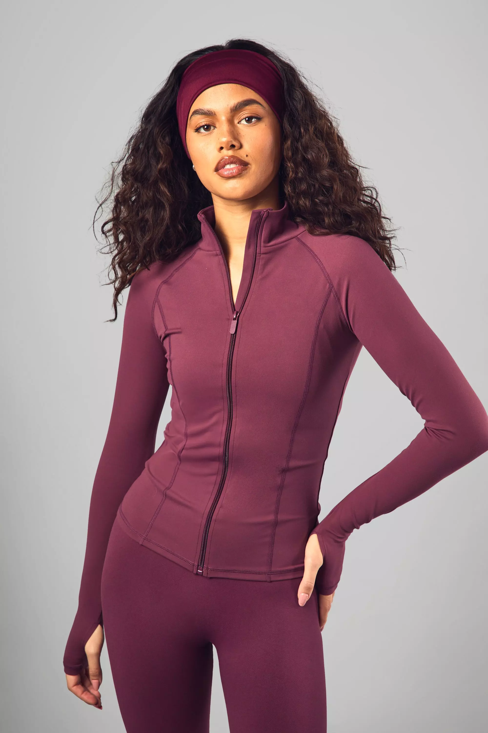 Plum DSGN Studio Sports Super Soft Zip Through Jacket alternative image