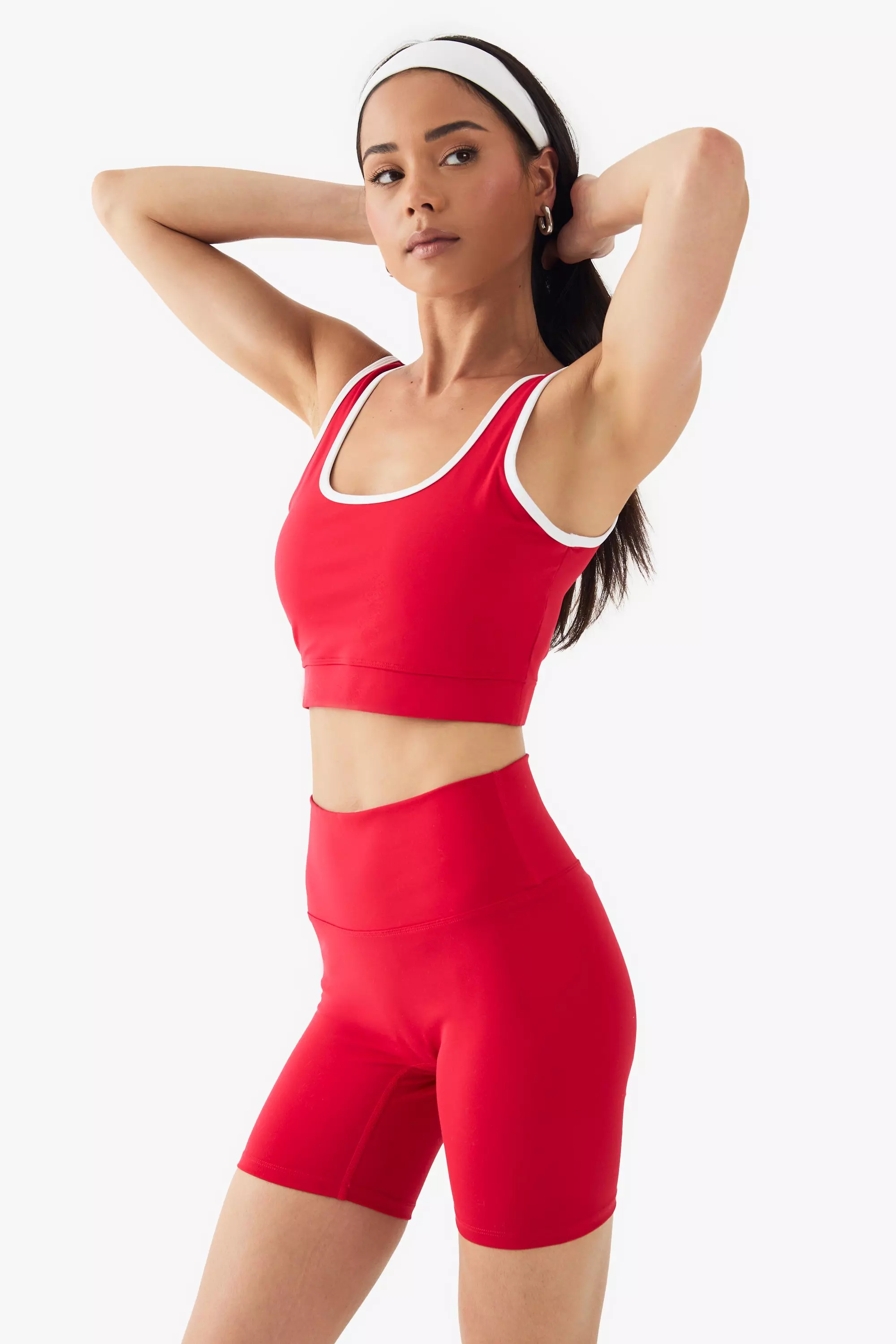 Red DSGN Studio Supersoft Peached Sculpt Padded Sports Bra alternative image