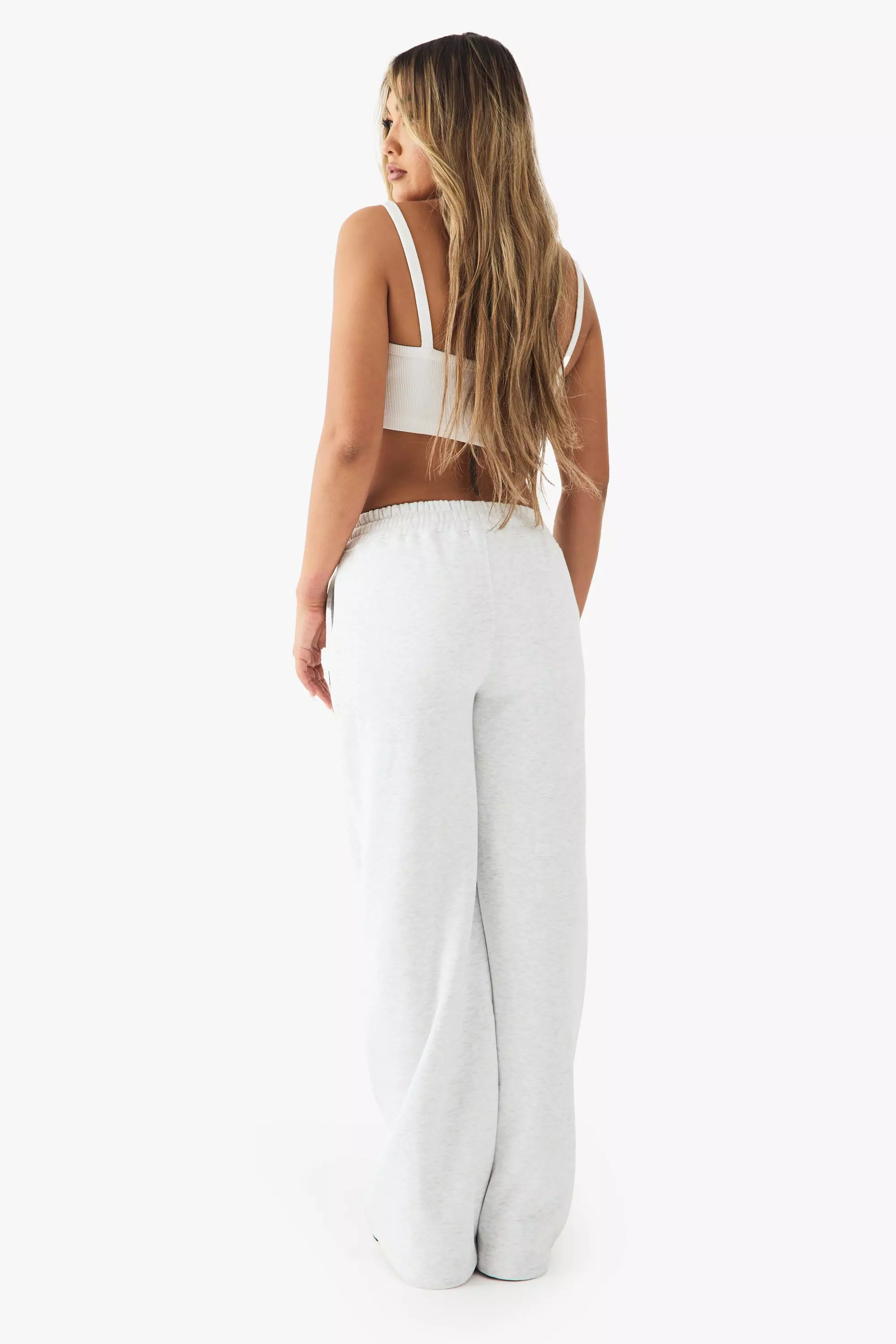 Ash grey DSGN Studio Embroidered Straight Leg Jogger alternative image