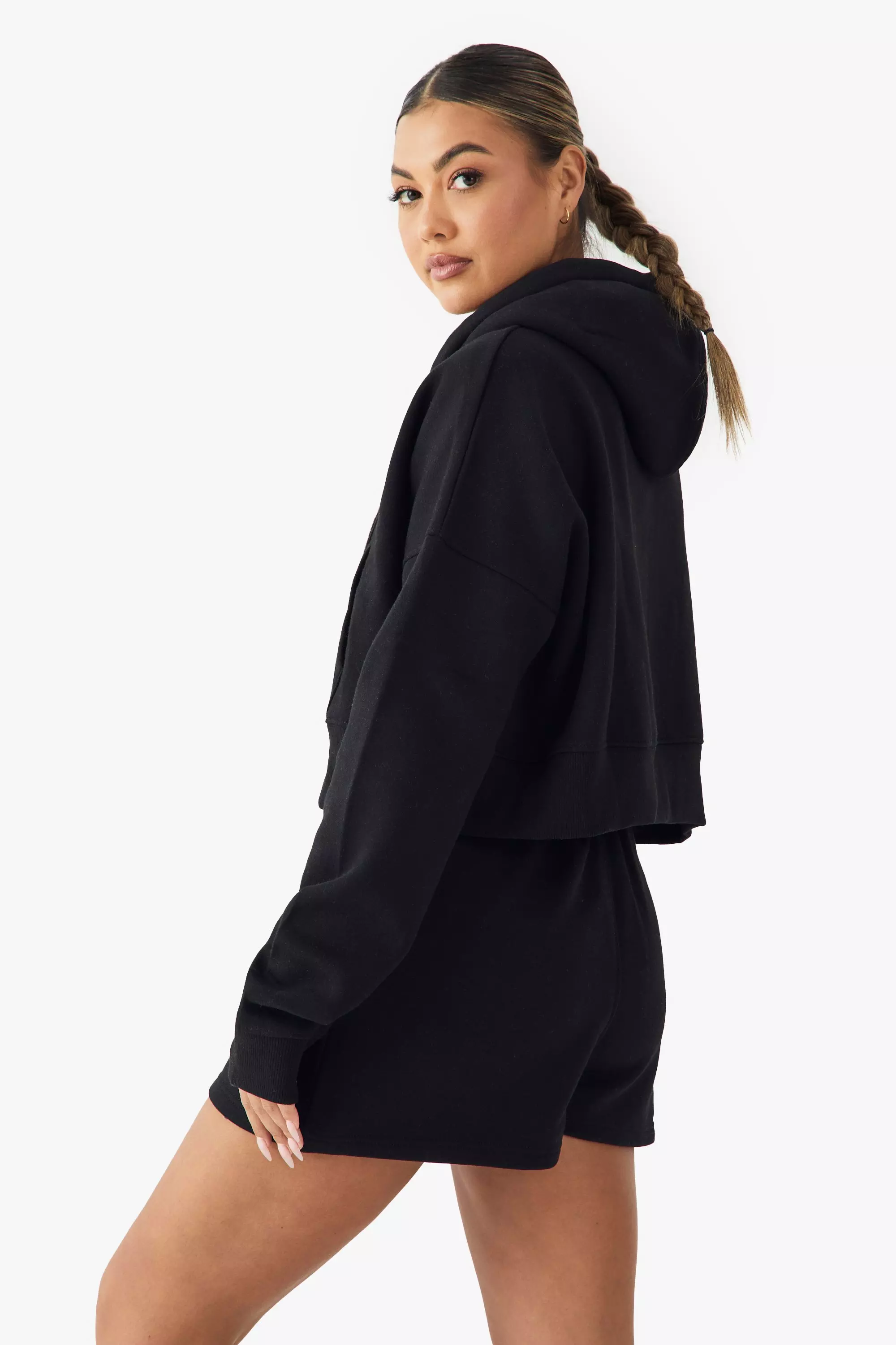 Black DSGN Studio Contrast Drawcord Sweat Short alternative image