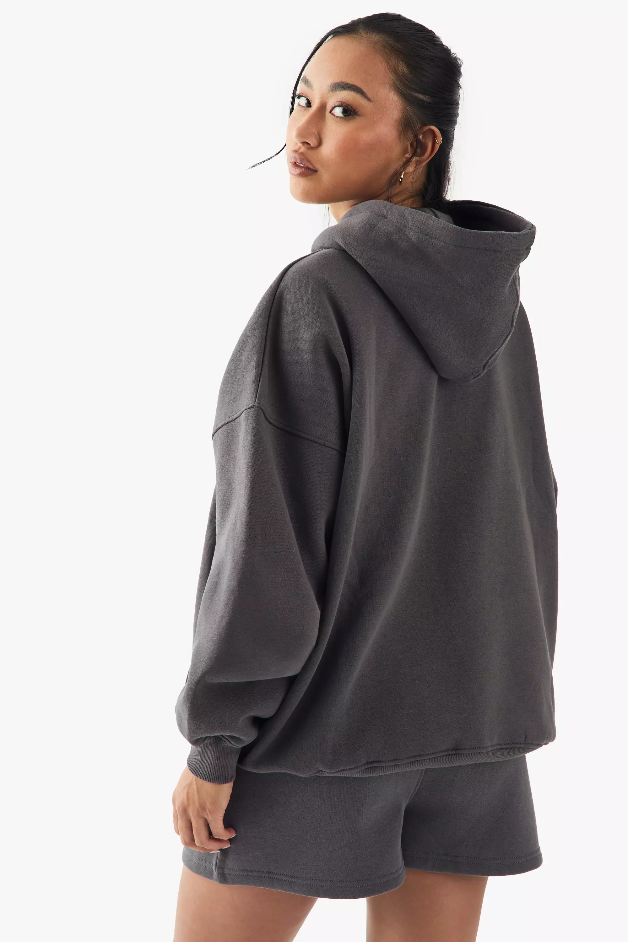 Charcoal DSGN Studio Sports Club Applique Sweat Short alternative image