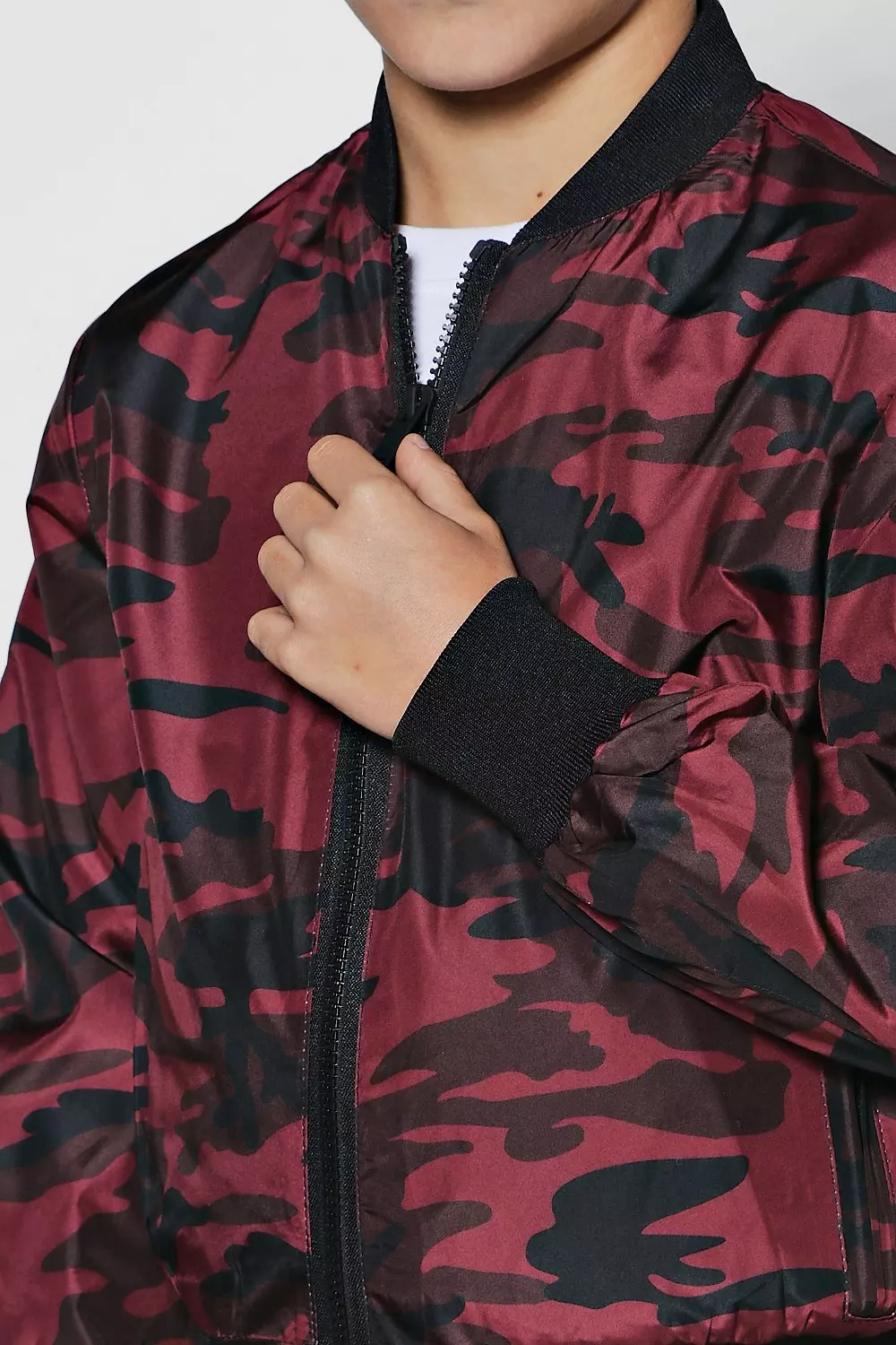 Camo red jacket hotsell