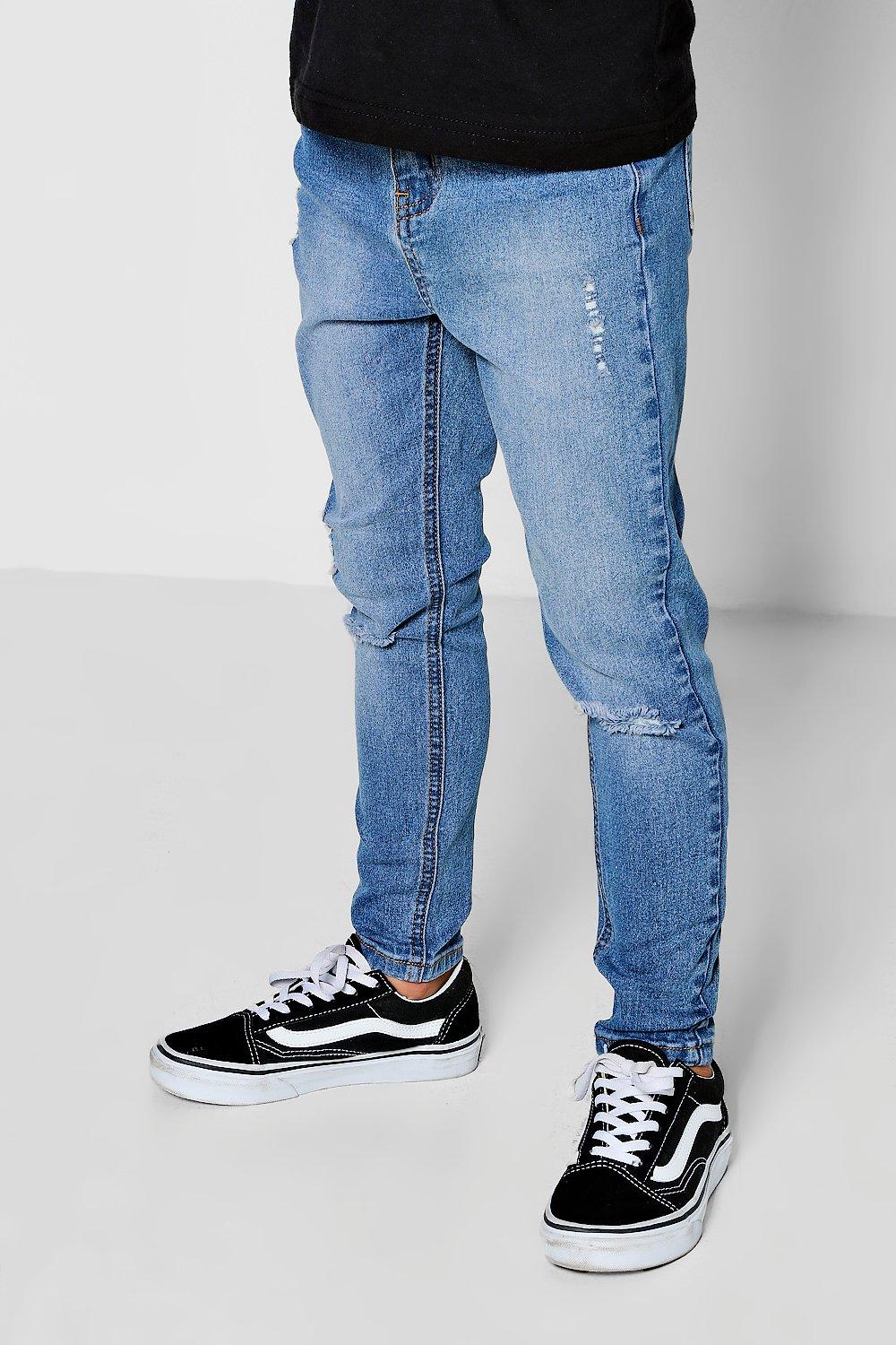 blue skinny jeans boys