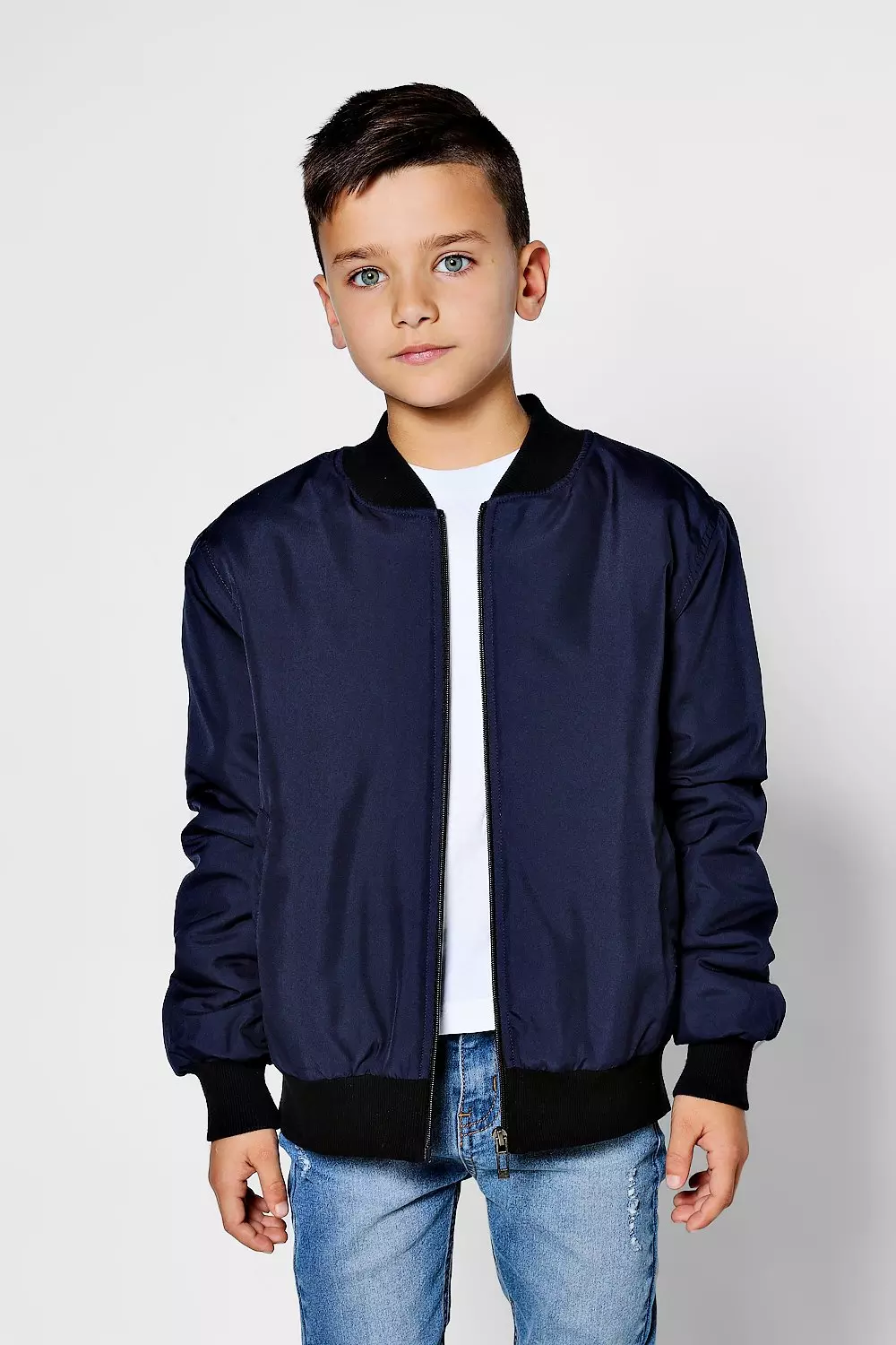 Boys Padded Bomber Jacket boohooMAN UK