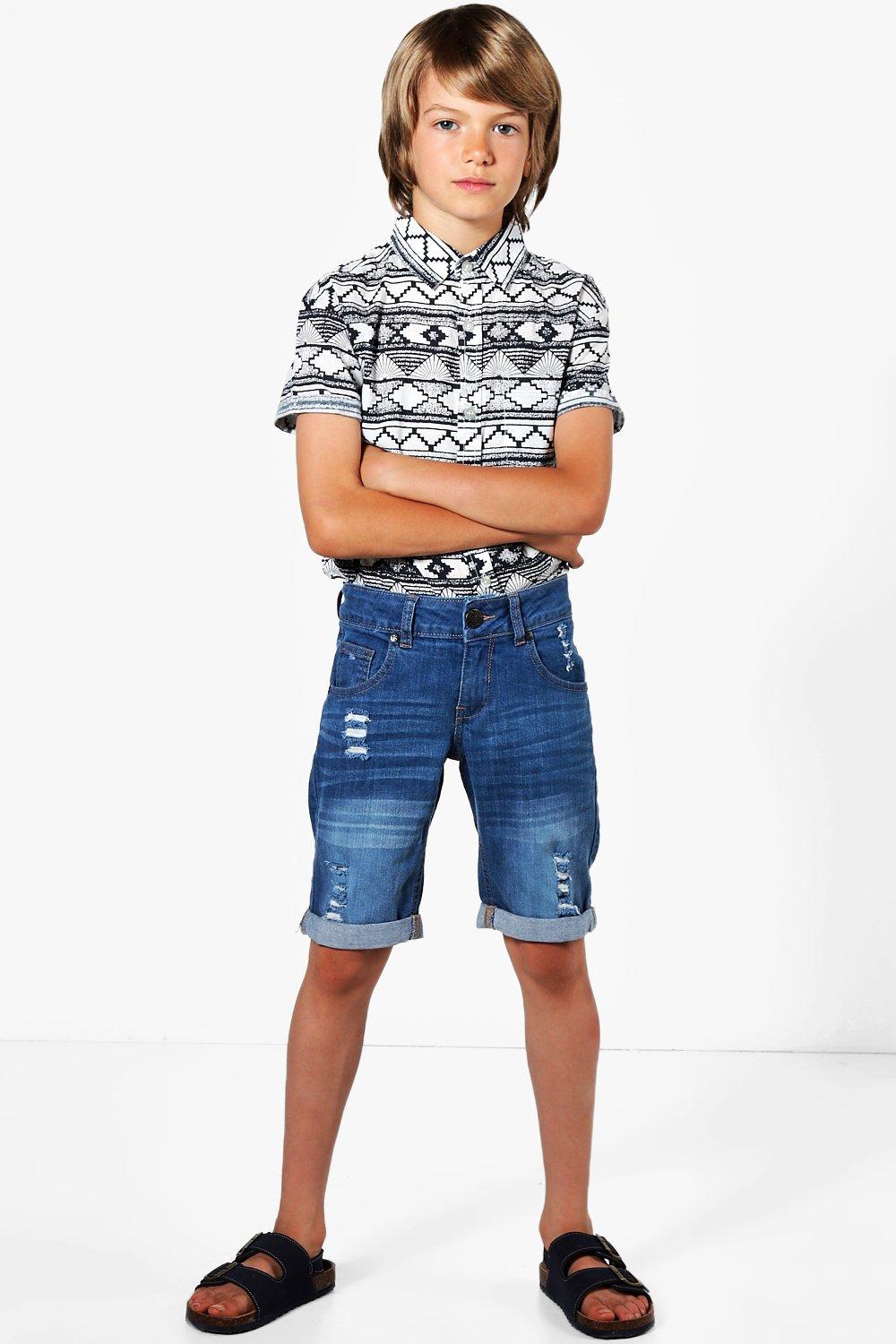 Jean boy sales shorts