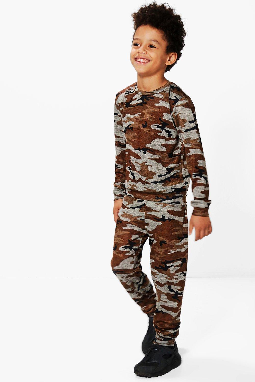 Boys store camo tracksuit