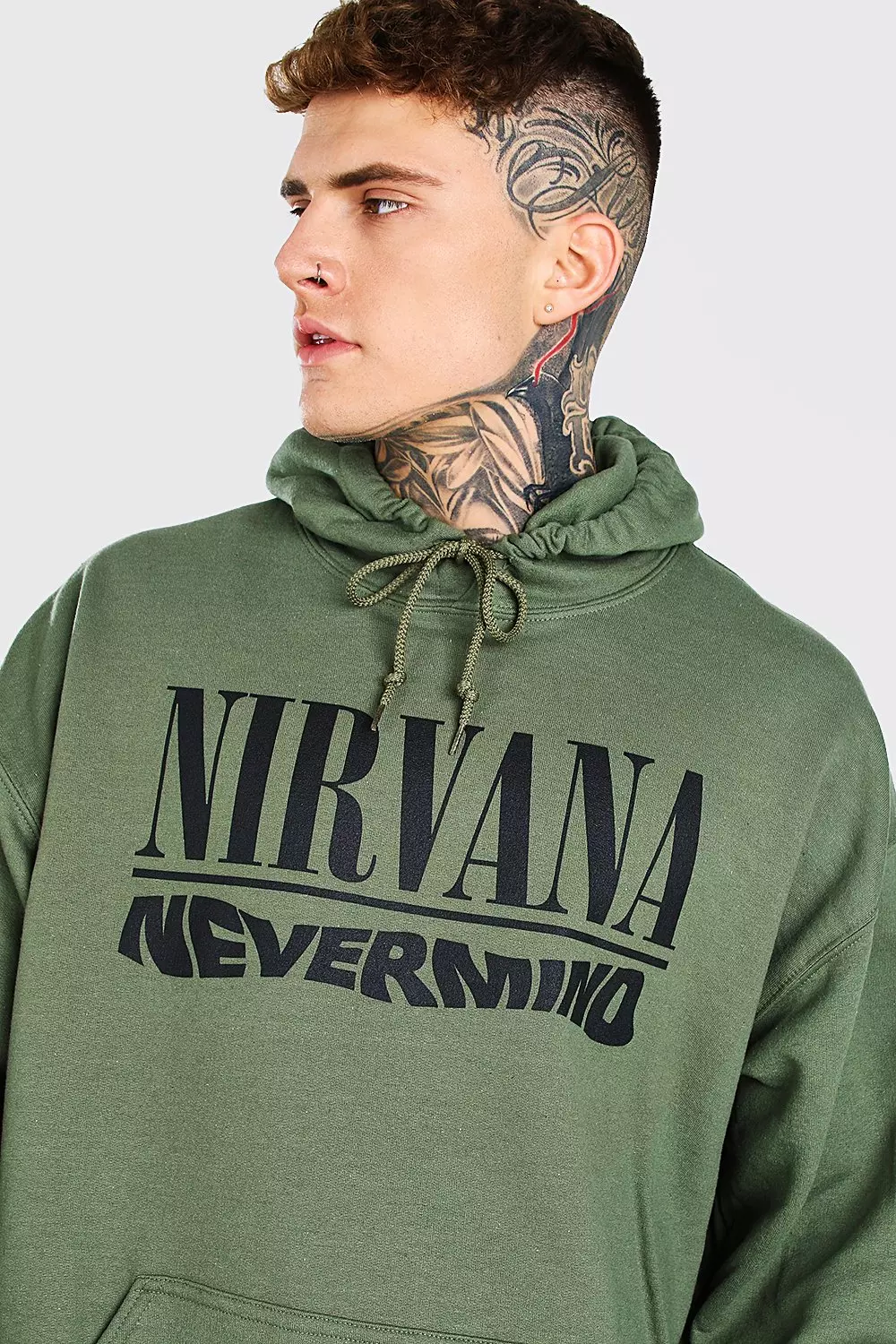 Oversized Nirvana Nevermind License Hoodie alternative image