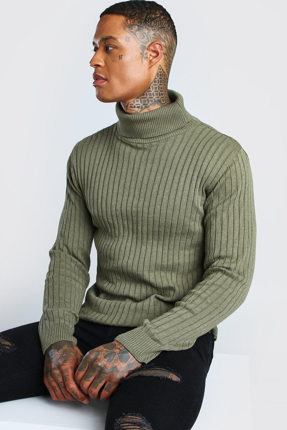 Boohooman turtleneck on sale