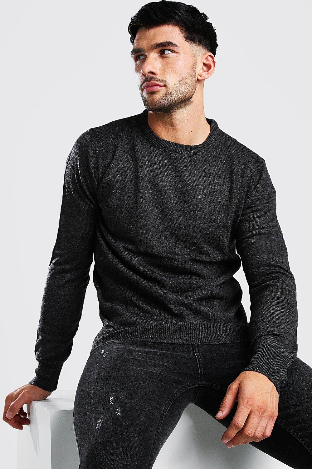 Basic crew best sale neck jumper