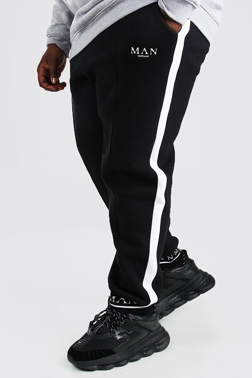 boohooman white joggers