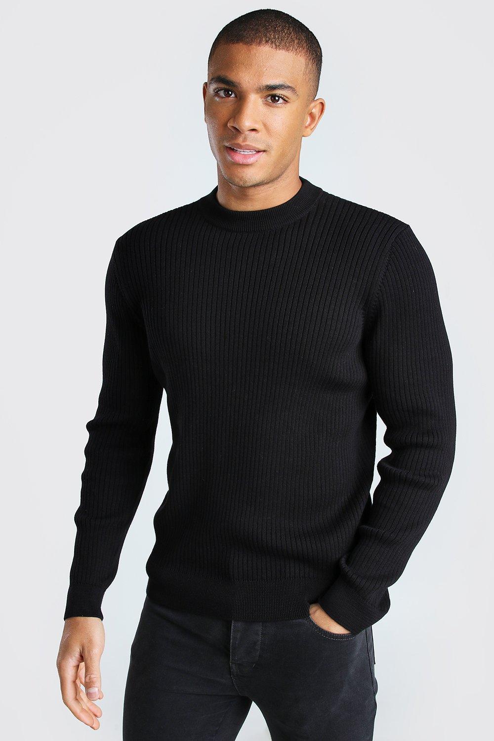 boohooman black jumper