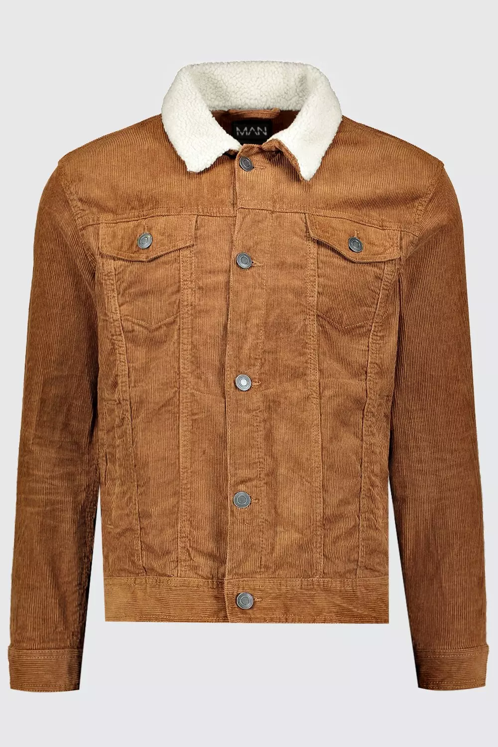 Borg collar cord jacket hot sale
