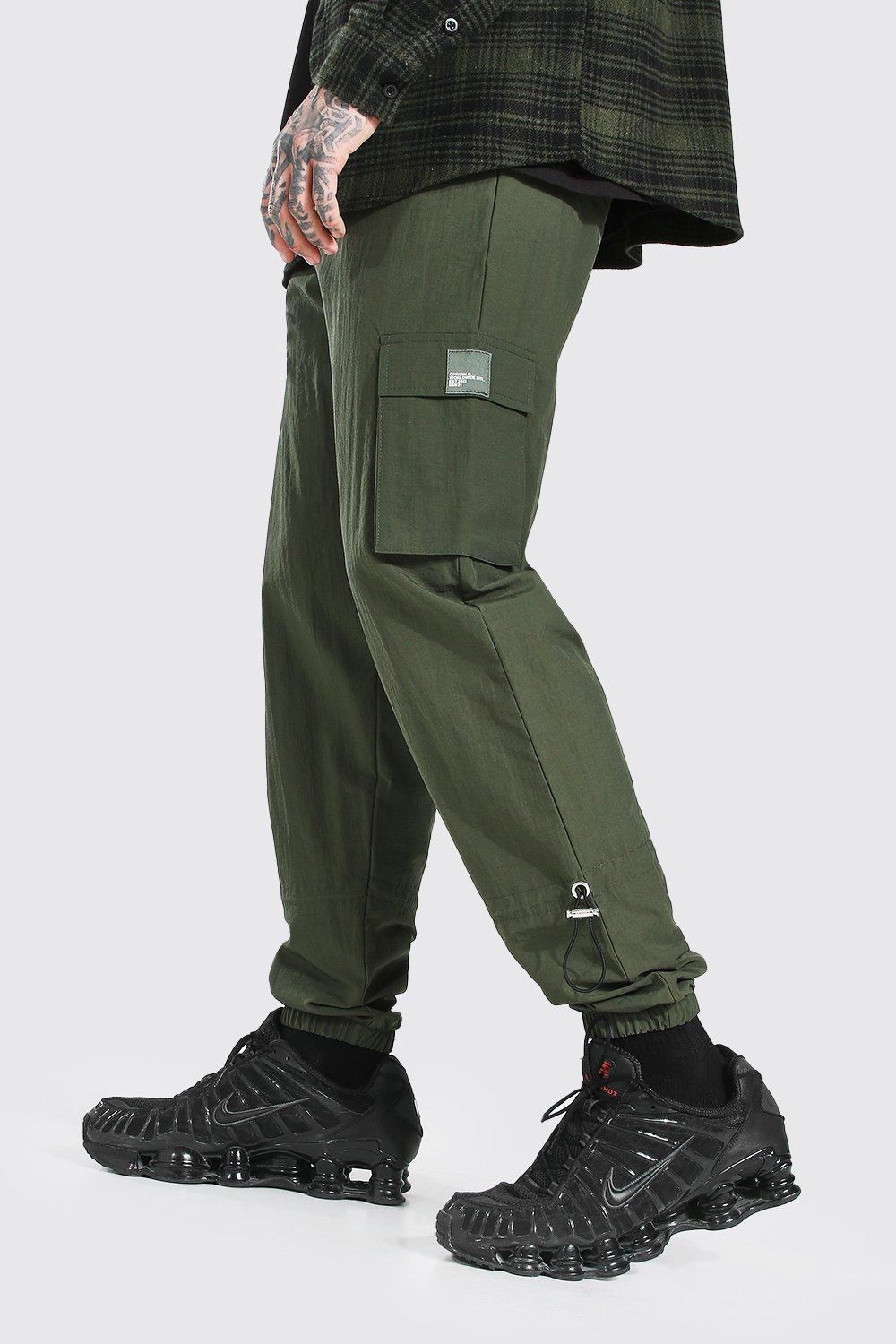 boohoo mens cargo trousers