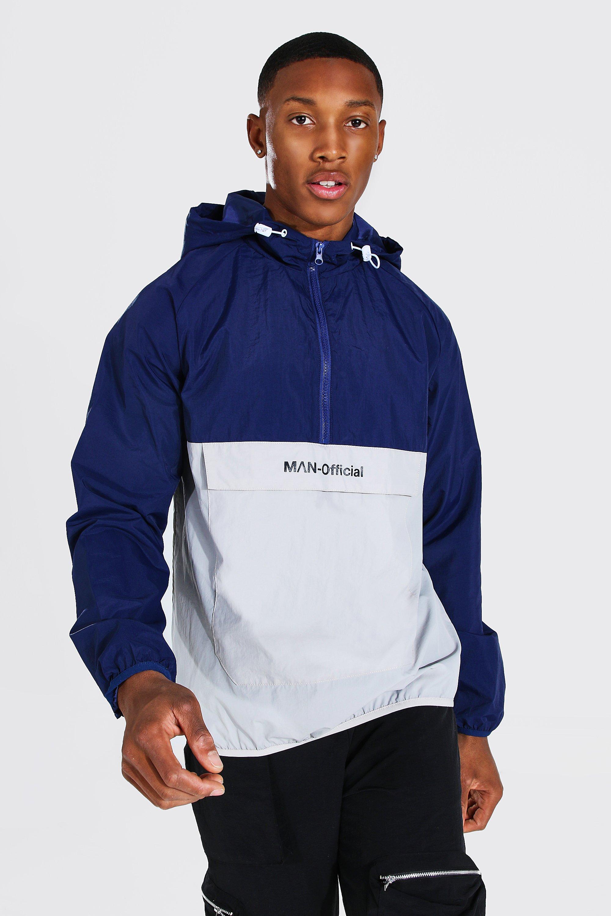 Maje Banela Colorblock Windbreaker Jacket