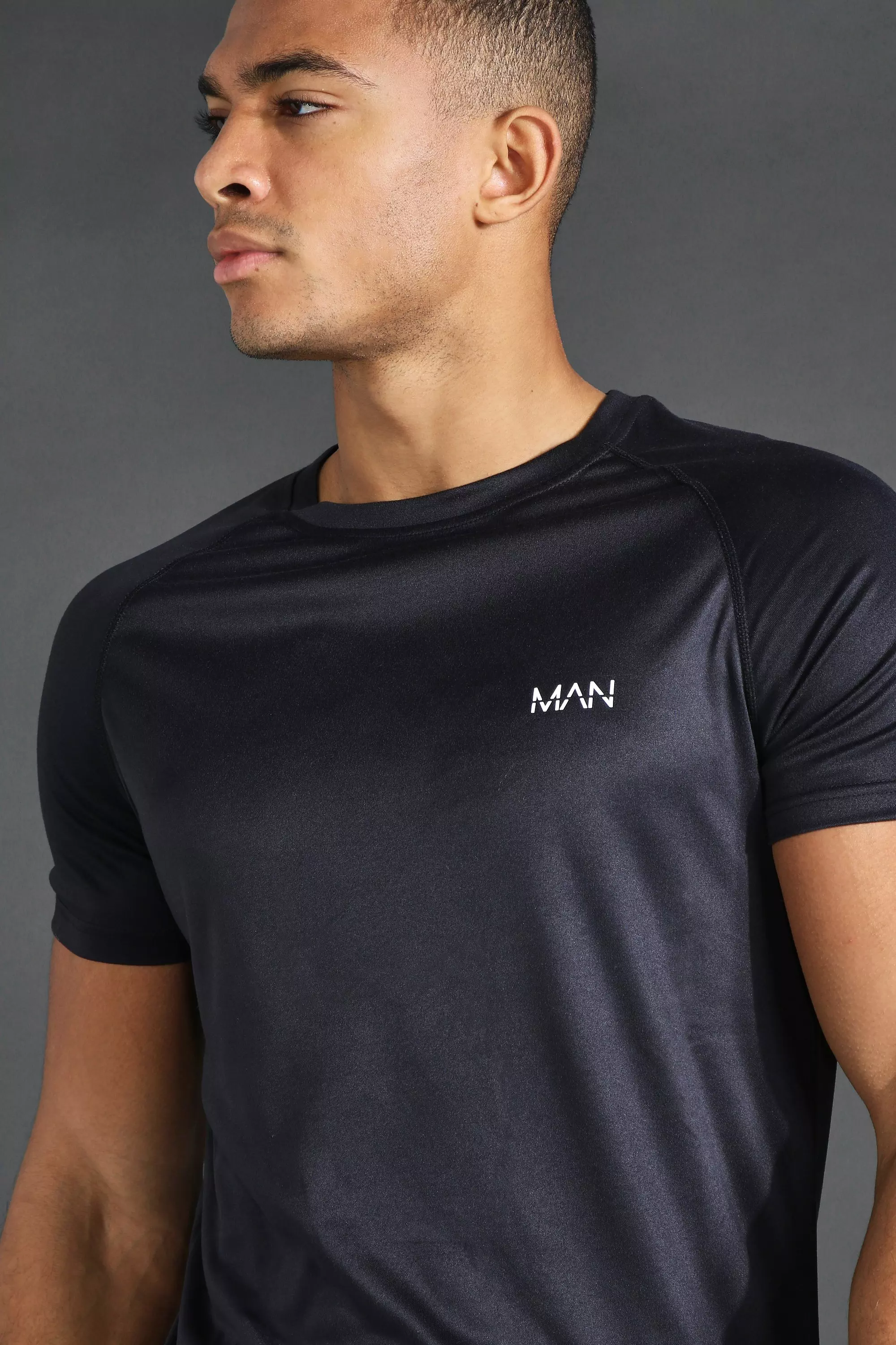 Multi Man Active Raglan T-Shirts (2 Stuks) alternatieve afbeelding