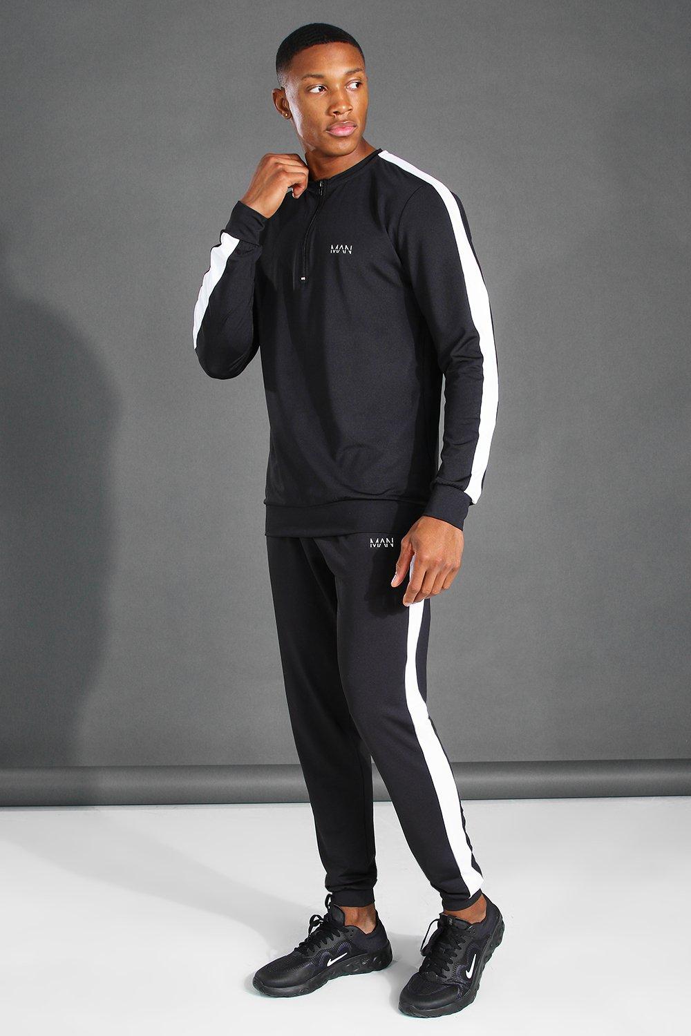 nike side stripe tracksuit