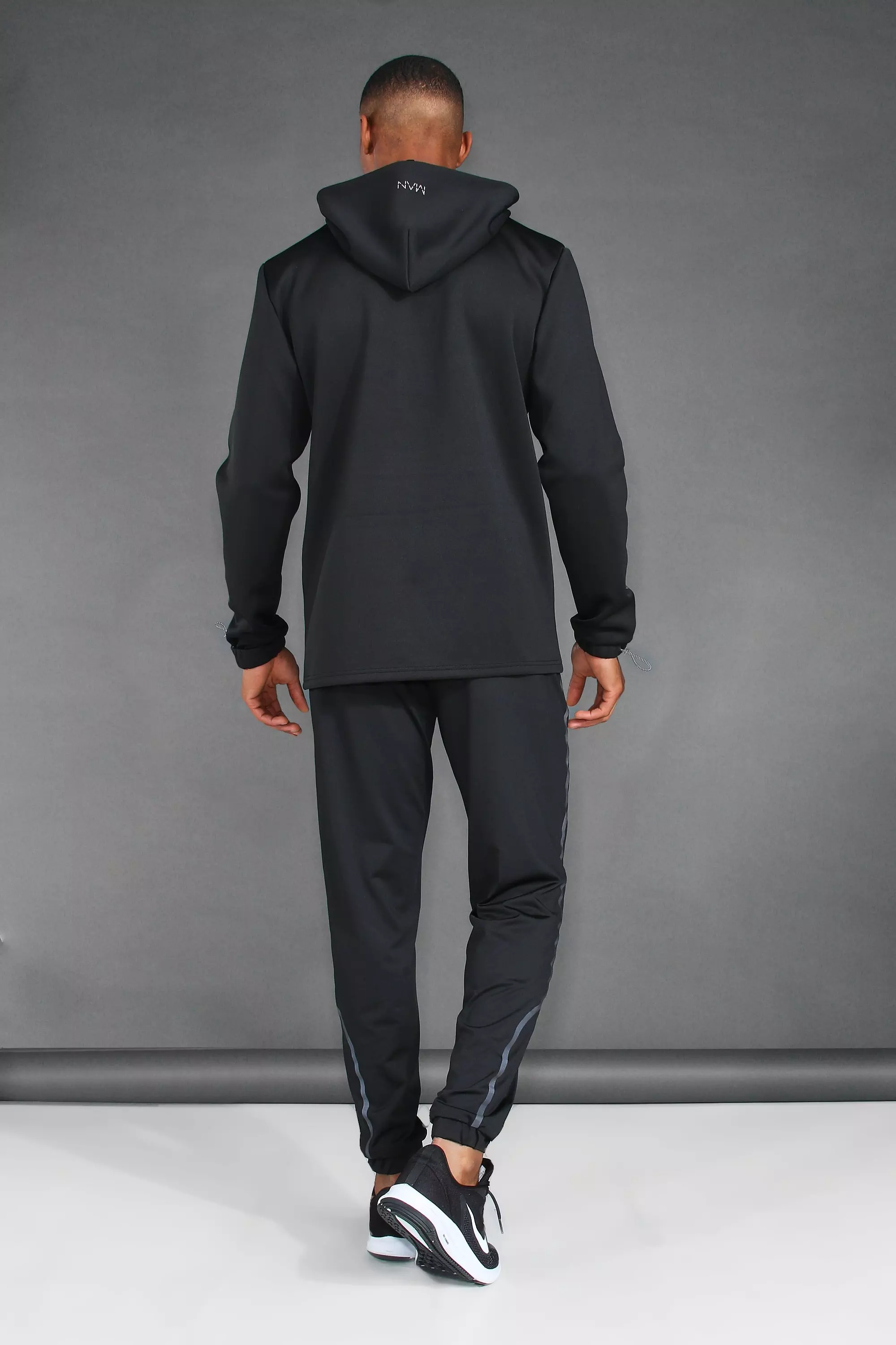 Boohooman reflective joggers hotsell