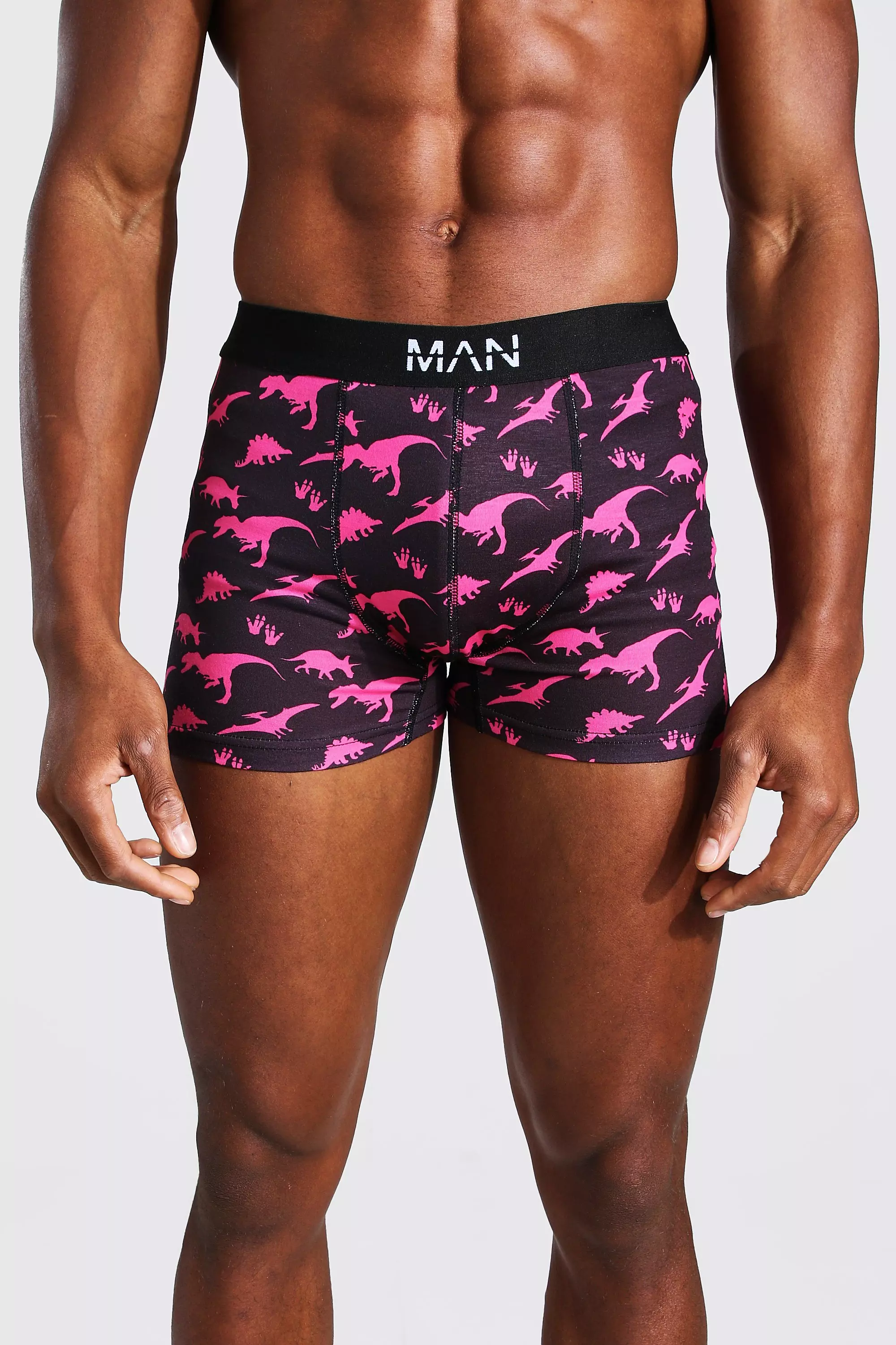 Boxer Man Dash Con Dinosauri - Set Di 3 Paia, Multi immagine alternativa