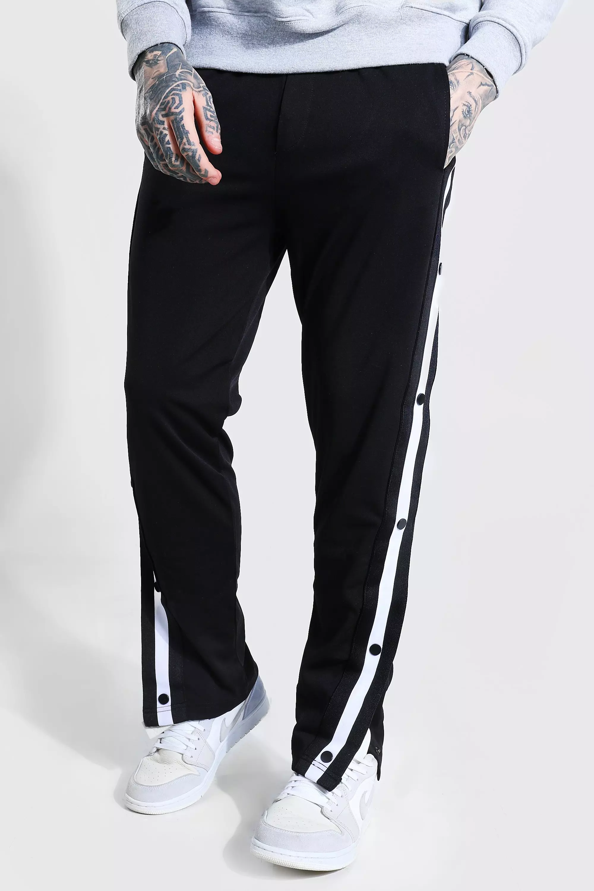 Boohooman tricot joggers hotsell