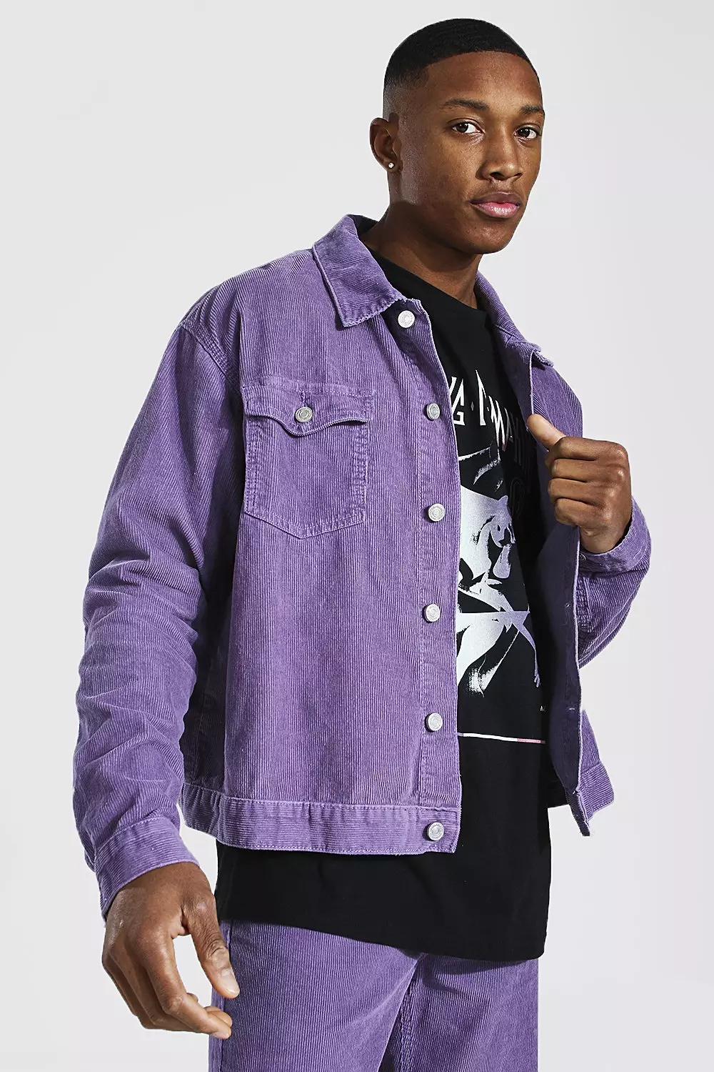 Lavender corduroy jacket store