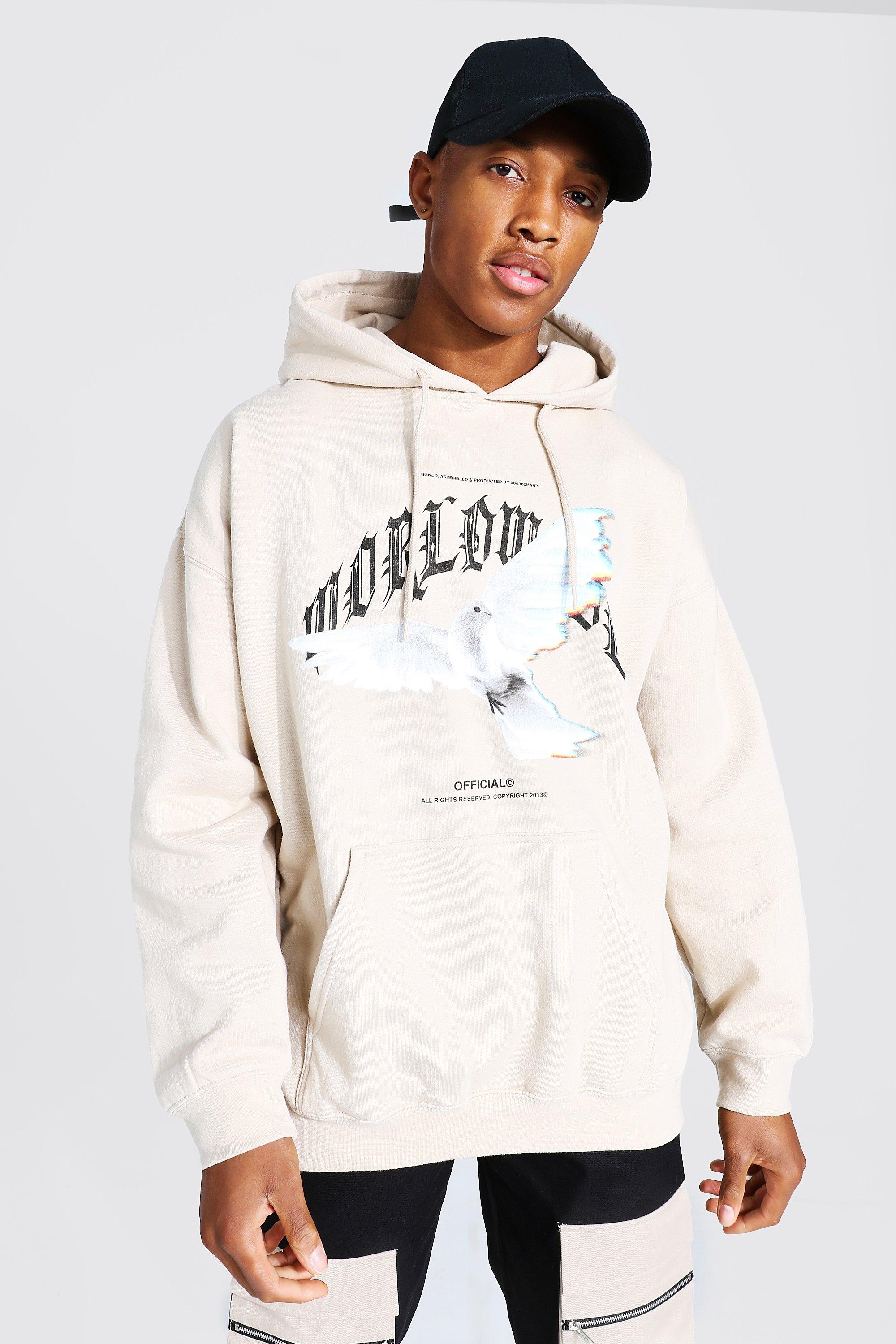 Boohooman worldwide hoodie new arrivals