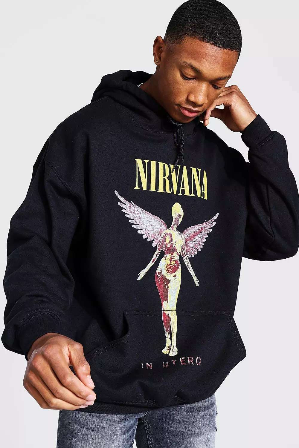 Nirvana hoodie sweatshirt hotsell