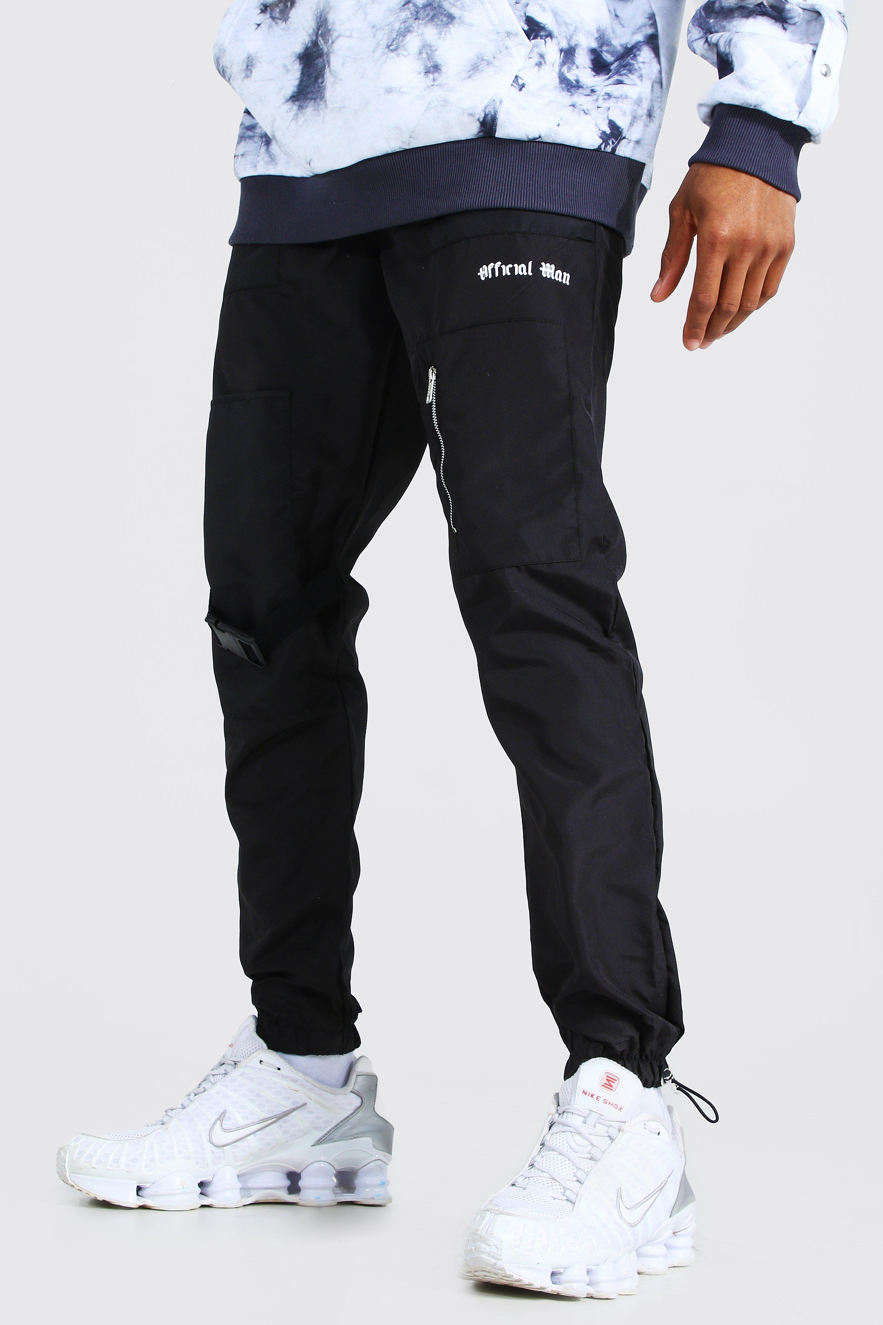 Boohooman 2025 buckle joggers