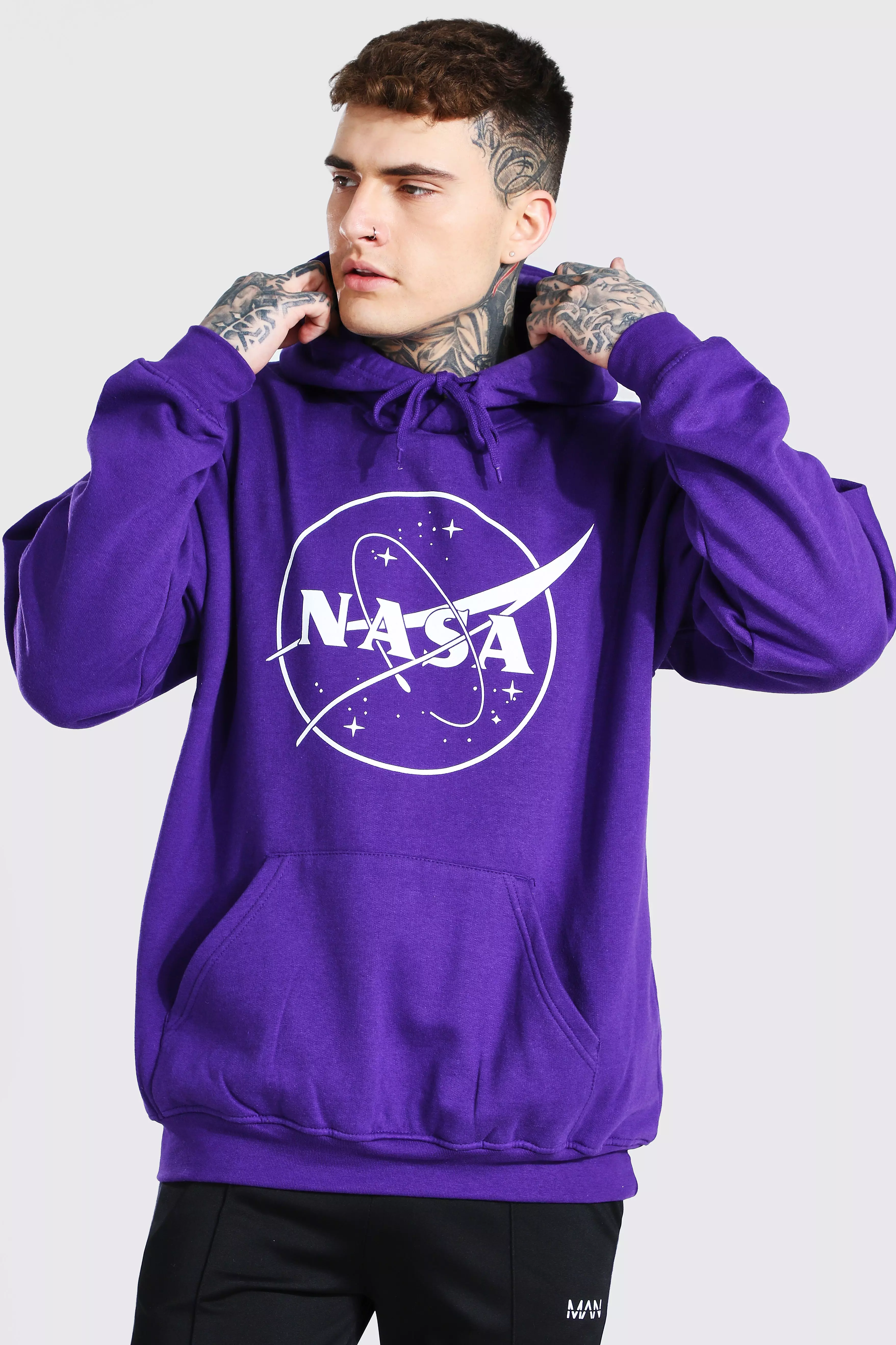 Nasa hoodie boohooman hotsell