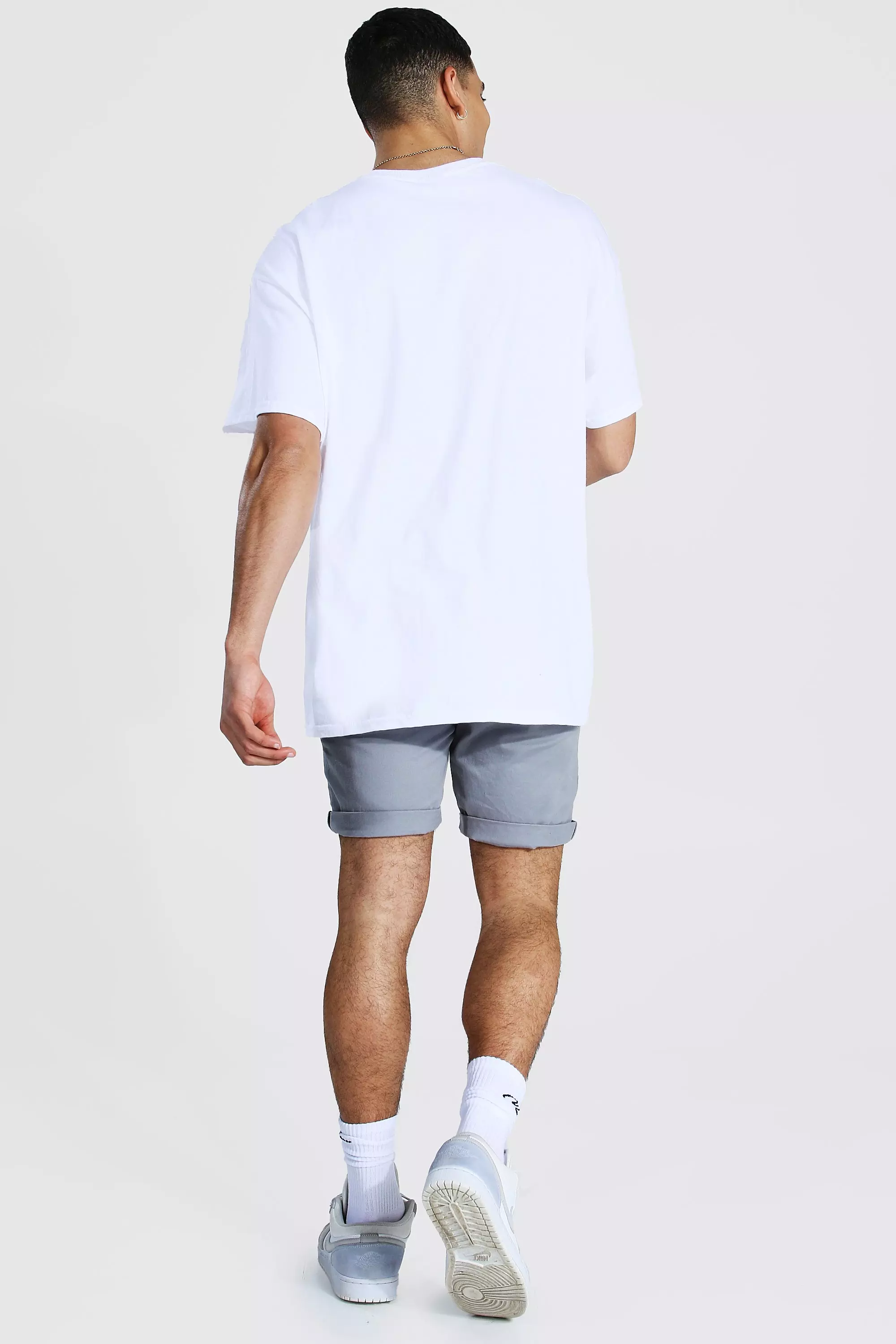 Super skinny chino shorts online