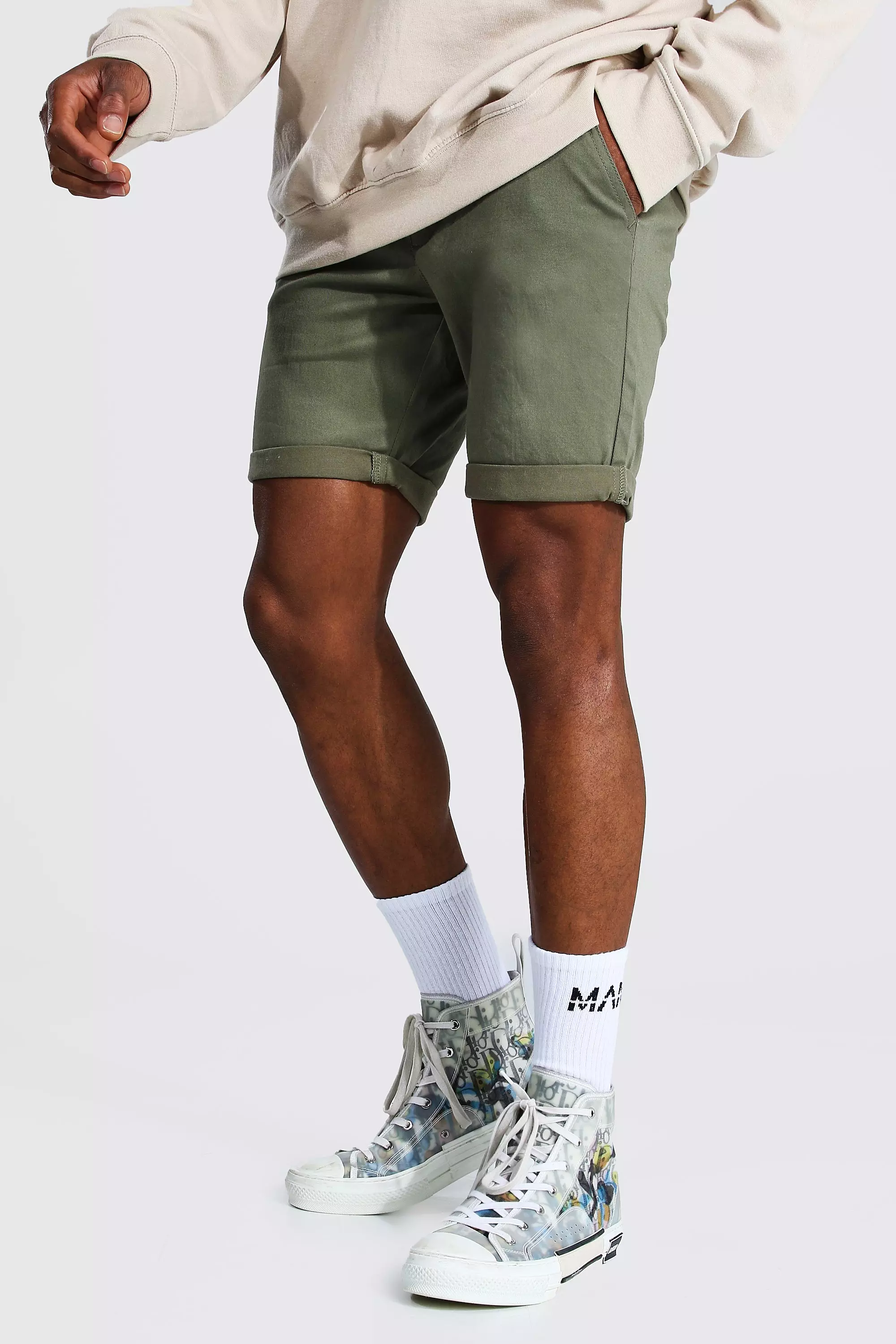 Super skinny chino shorts outlet