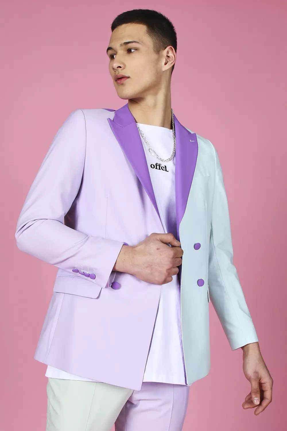 激レア✨美品✨2020 Colorblock Pattern Blazer LUCY blazer with colorful print brand Marciano